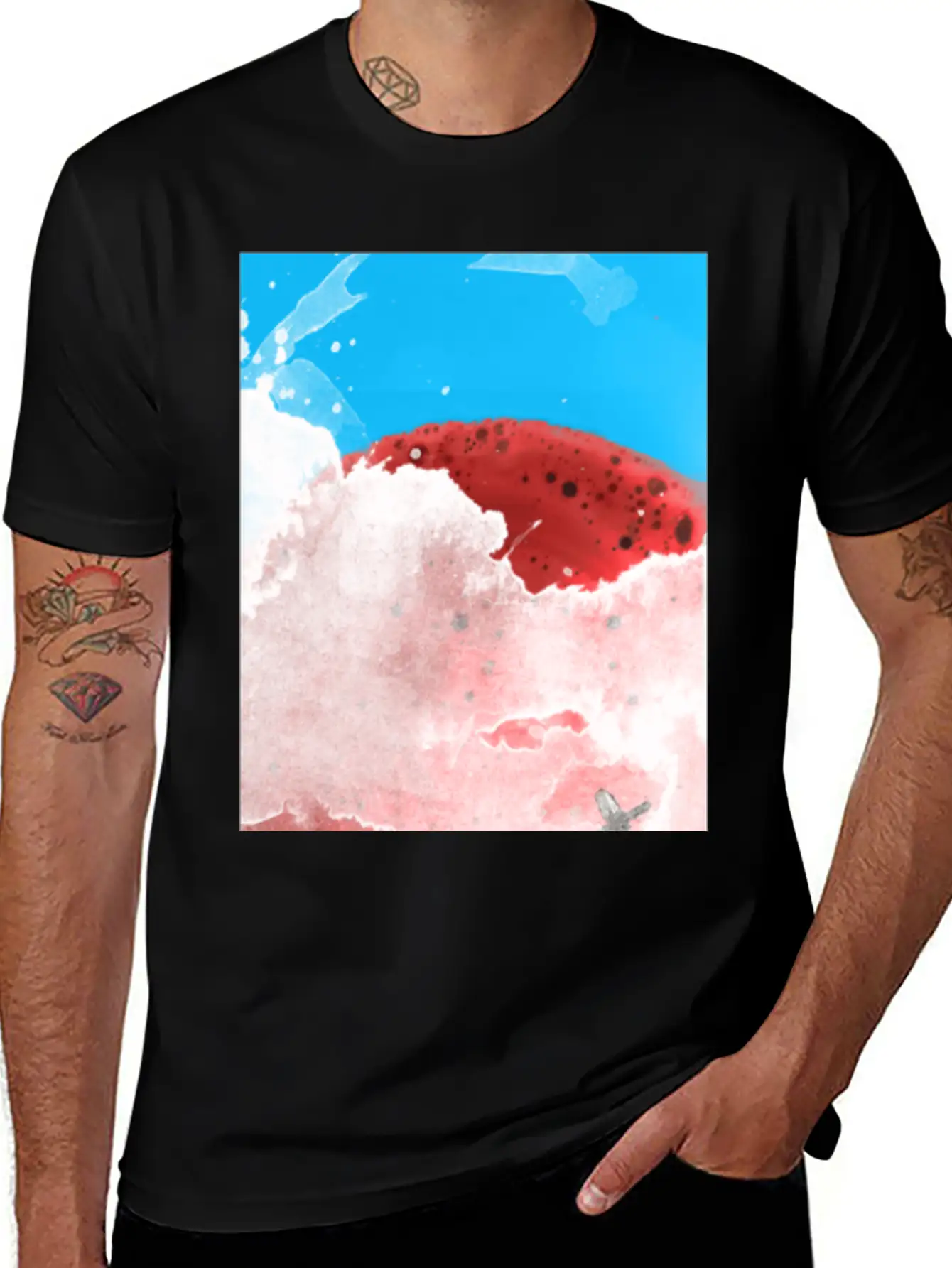 Foggy Mars Essential Cotton Tee For Daily Outfits – Unisex Style