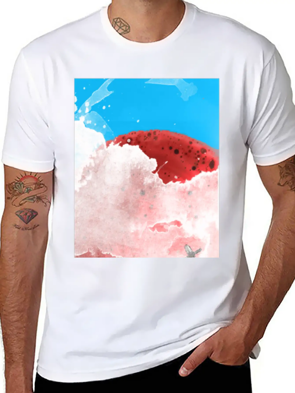 Foggy Mars Essential Cotton Tee For Daily Outfits – Unisex Style