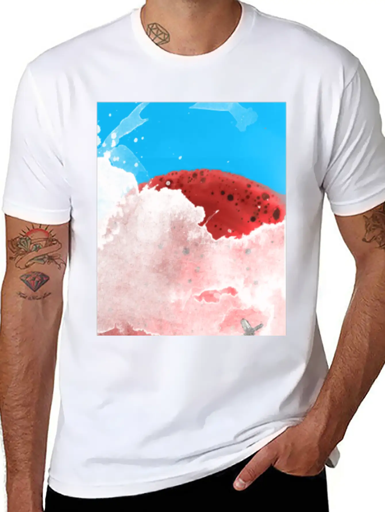 Foggy Mars Essential Cotton Tee For Daily Outfits – Unisex Style