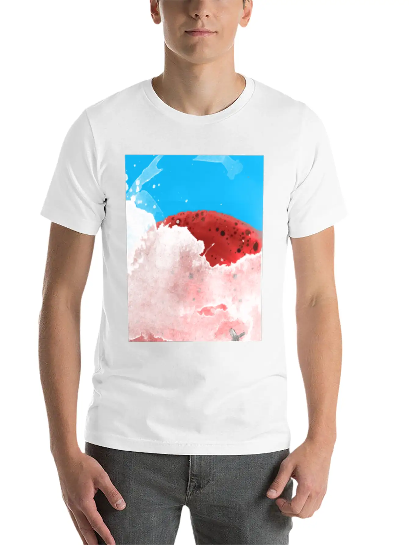 Foggy Mars Essential Cotton Tee For Daily Outfits – Unisex Style