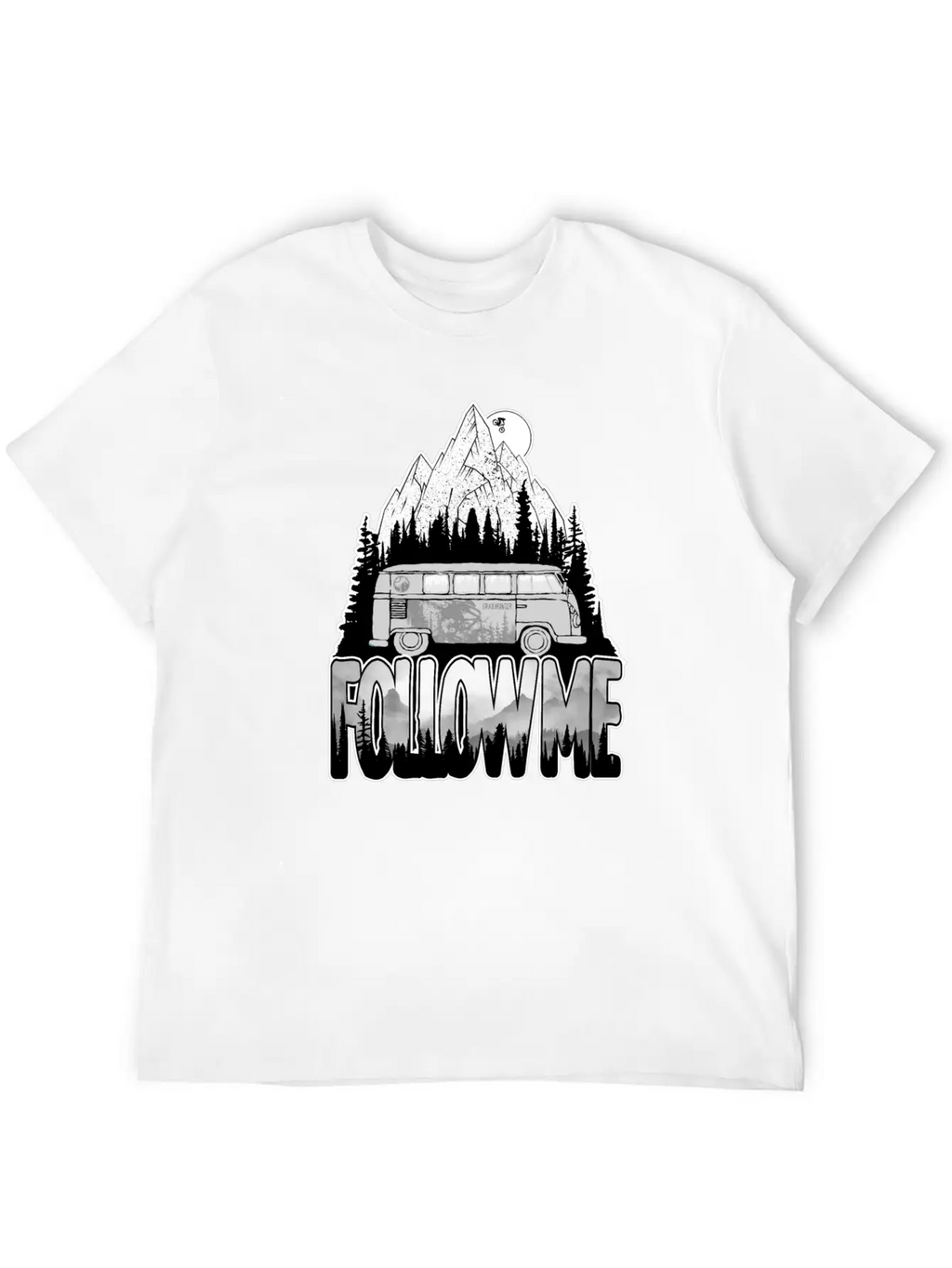 Follow Me Essential Cotton Tee For Daily Outfits – Unisex Style