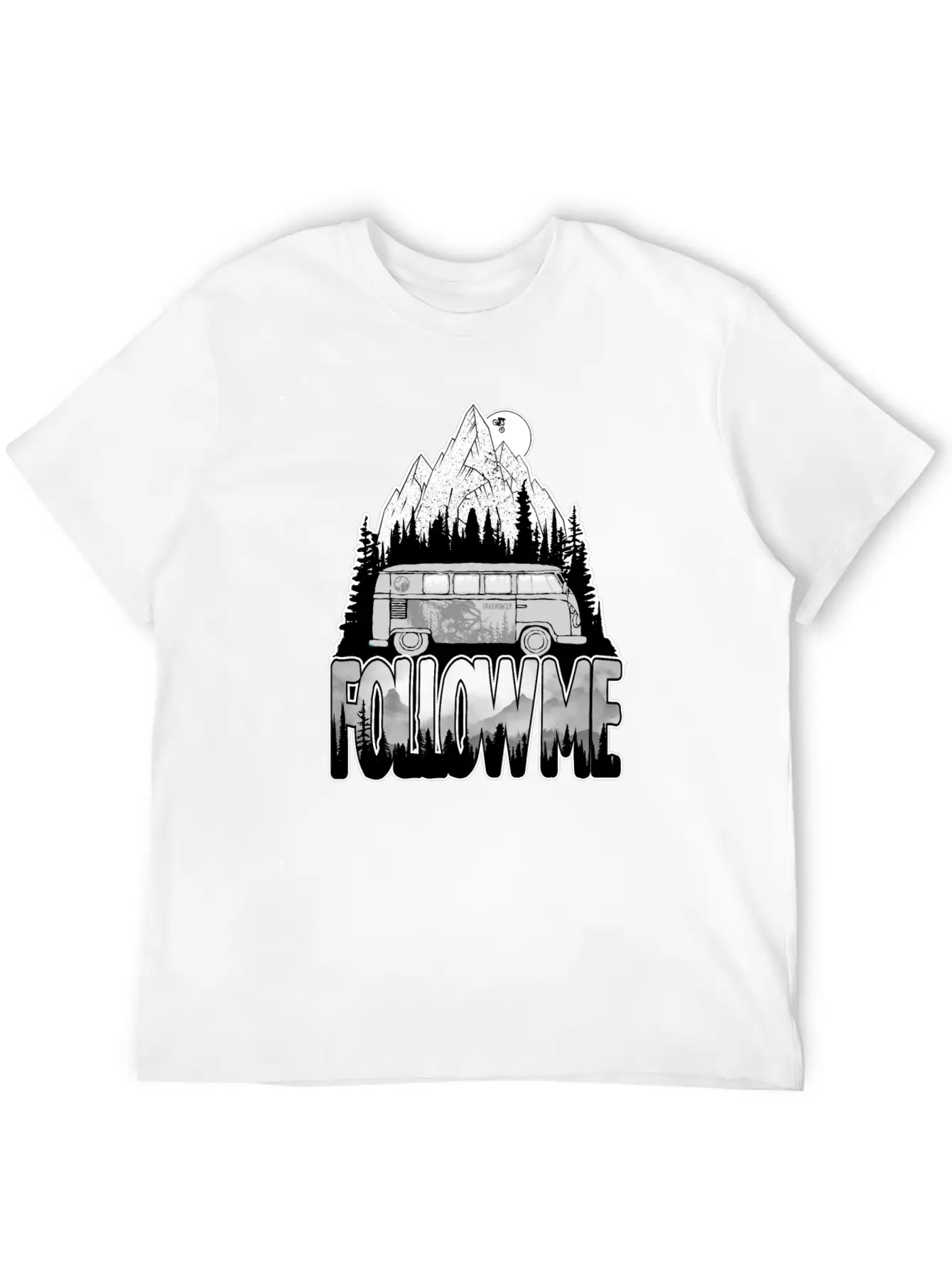 Follow Me Essential Cotton Tee For Daily Outfits – Unisex Style