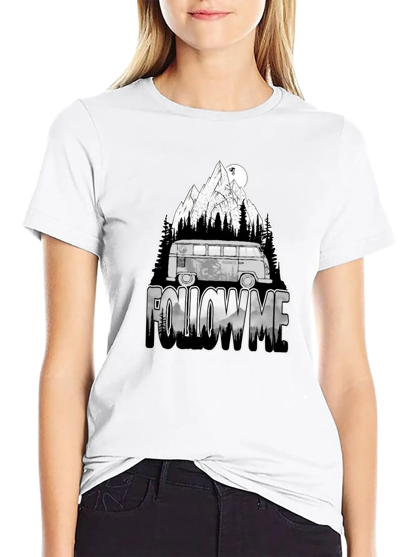 Follow Me Essential Cotton Tee For Daily Outfits – Unisex Style
