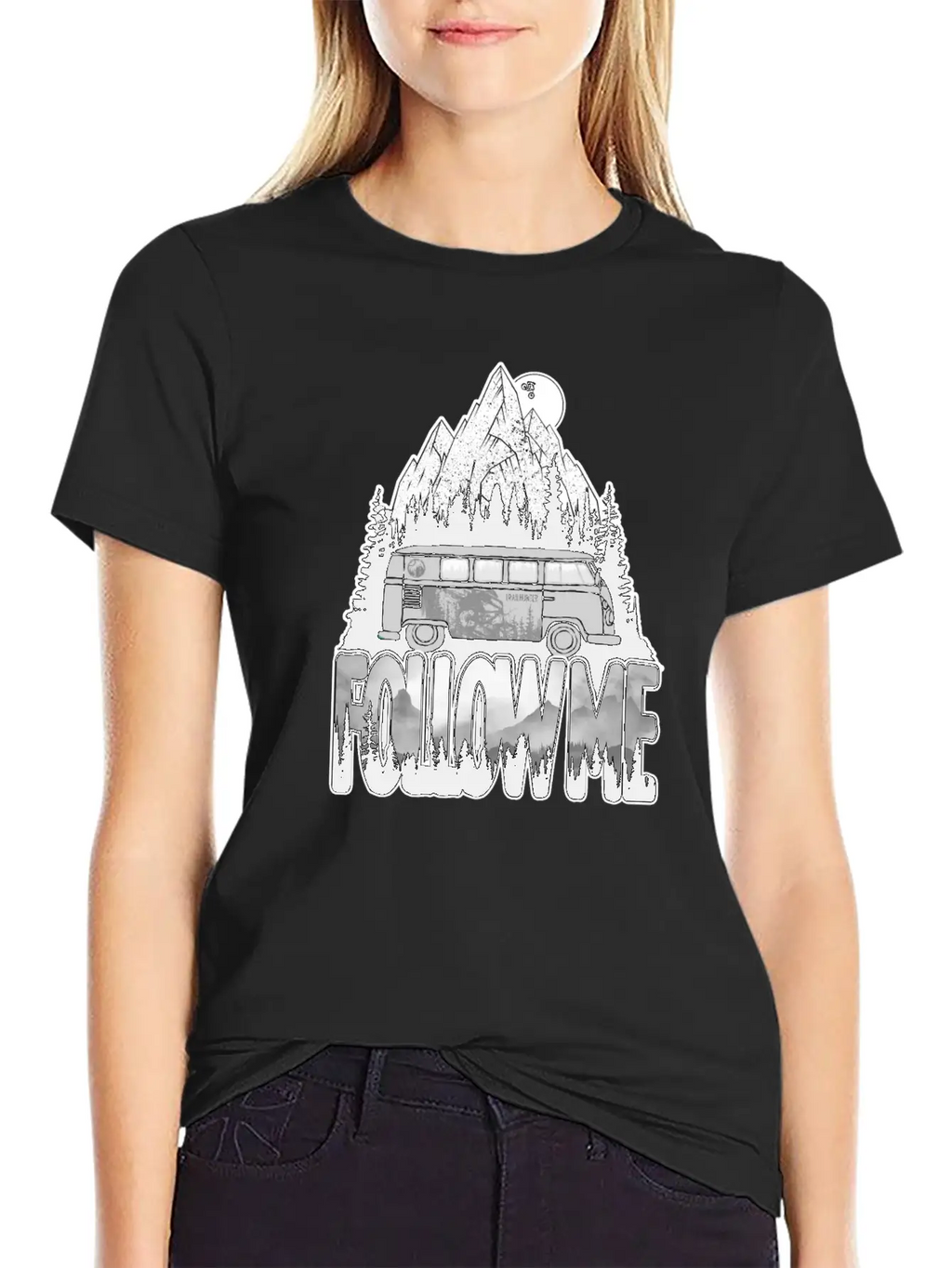 Follow Me Essential Cotton Tee For Daily Outfits – Unisex Style