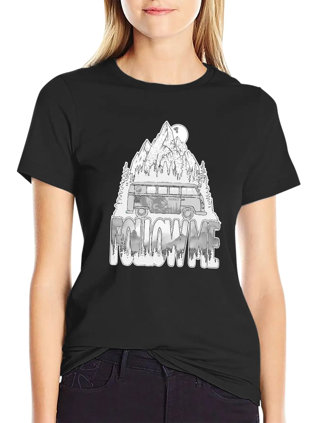 Follow Me Essential Cotton Tee For Daily Outfits – Unisex Style