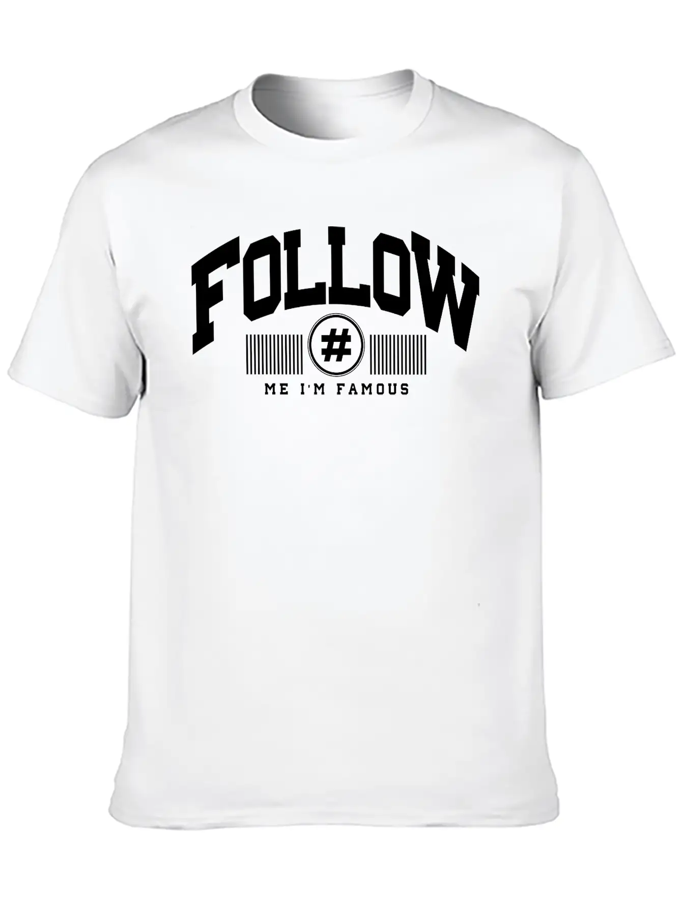 Follow Me Unisex Casual T-Shirt – Clean Design For Daily Comfort