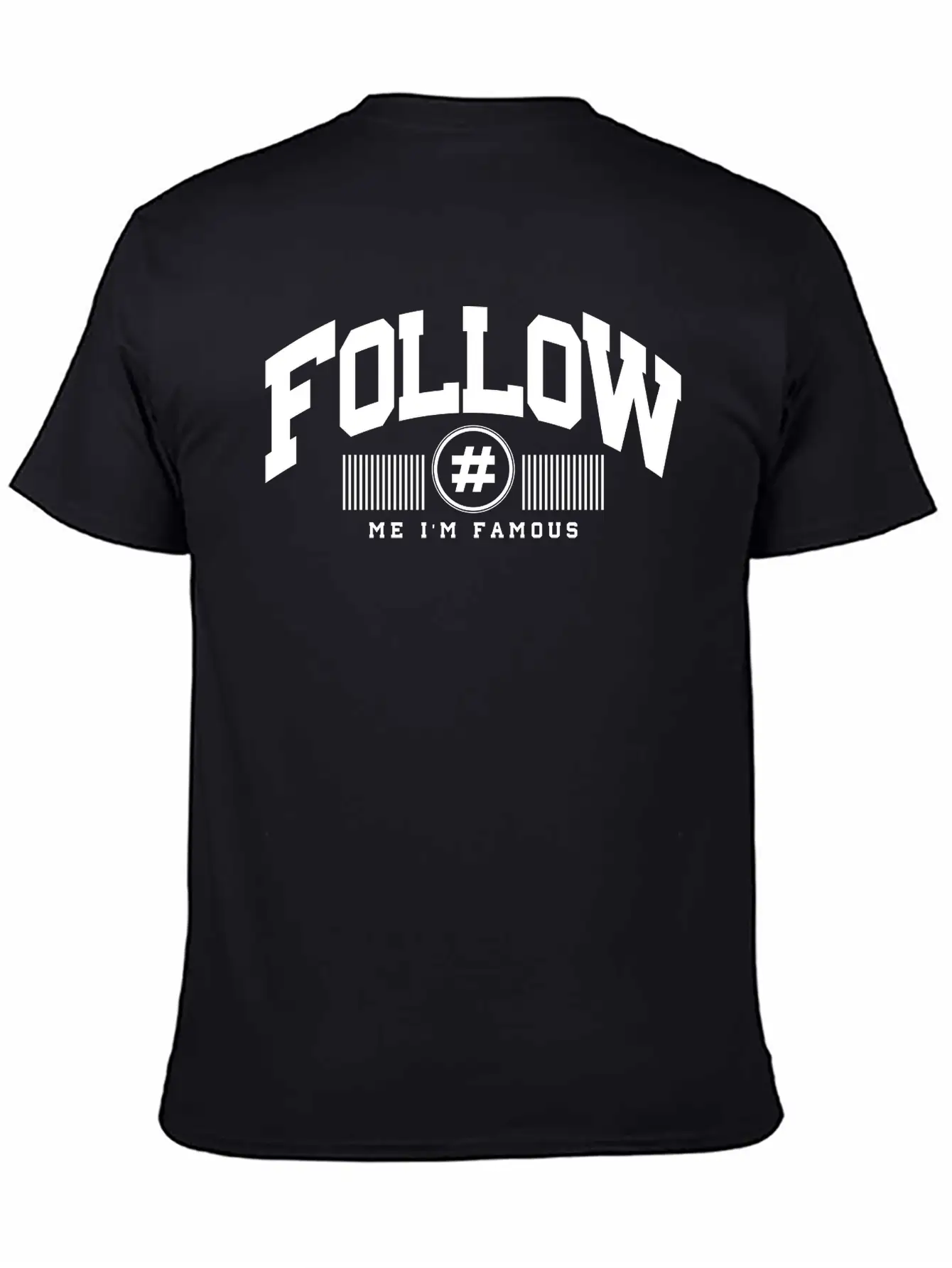 Follow Me Unisex Casual T-Shirt – Clean Design For Daily Comfort