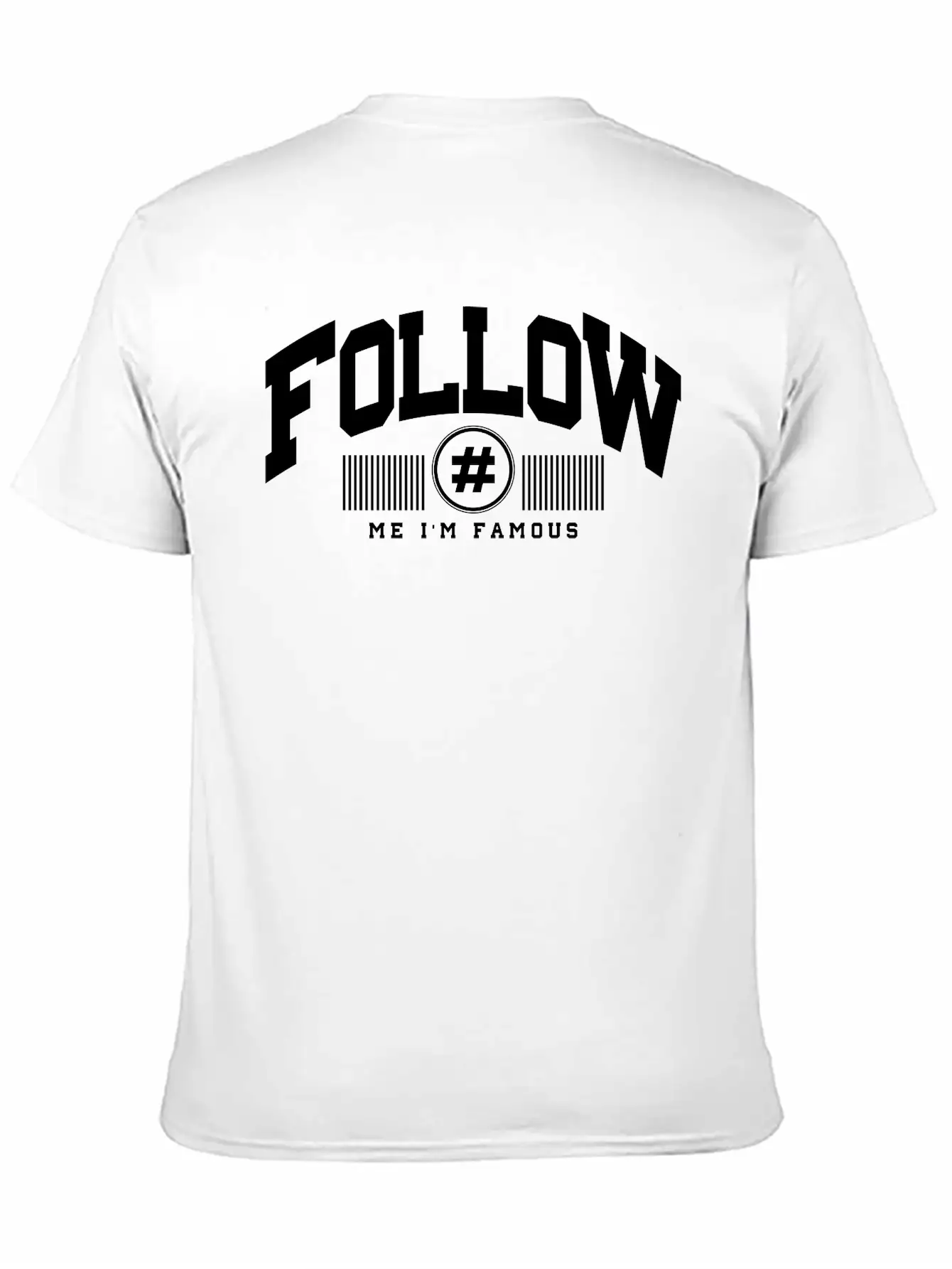 Follow Me Unisex Casual T-Shirt – Clean Design For Daily Comfort