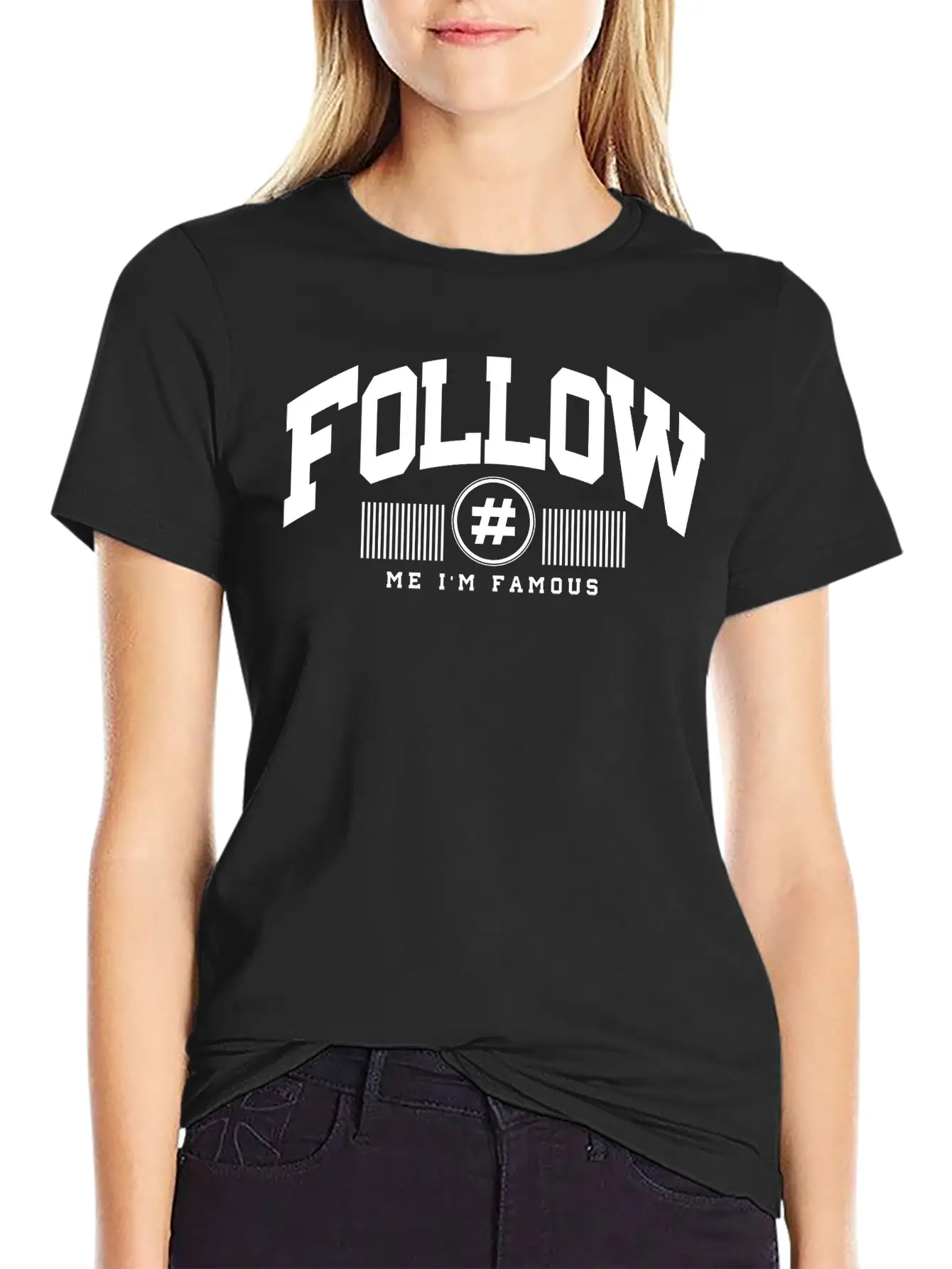 Follow Me Unisex Casual T-Shirt – Clean Design For Daily Comfort