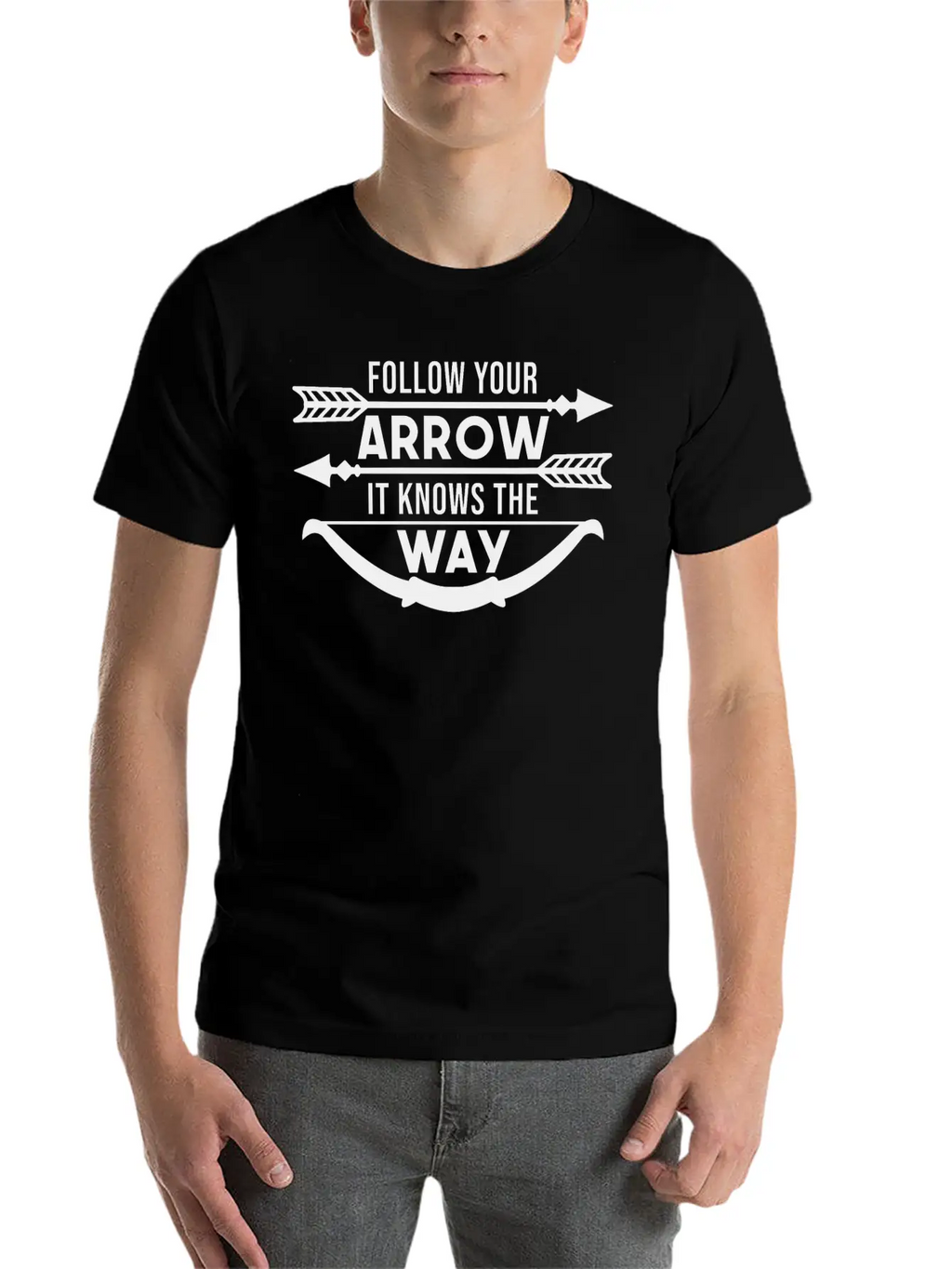 Follow Your Arrow It Knows The Way Breathable Graphic T-Shirt – Perfect For Casual Days