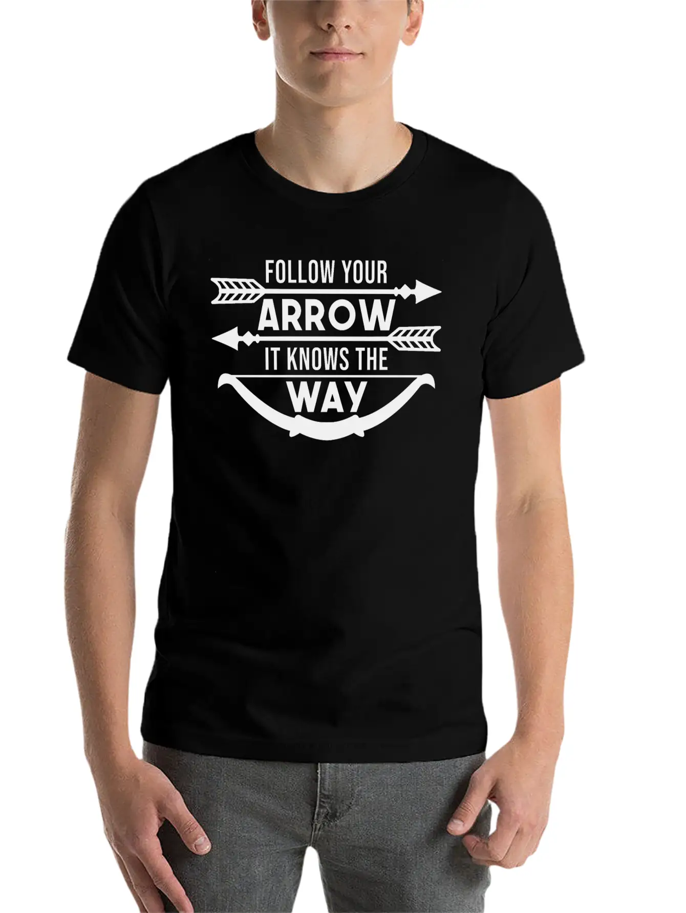 Follow Your Arrow It Knows The Way Breathable Graphic T-Shirt – Perfect For Casual Days