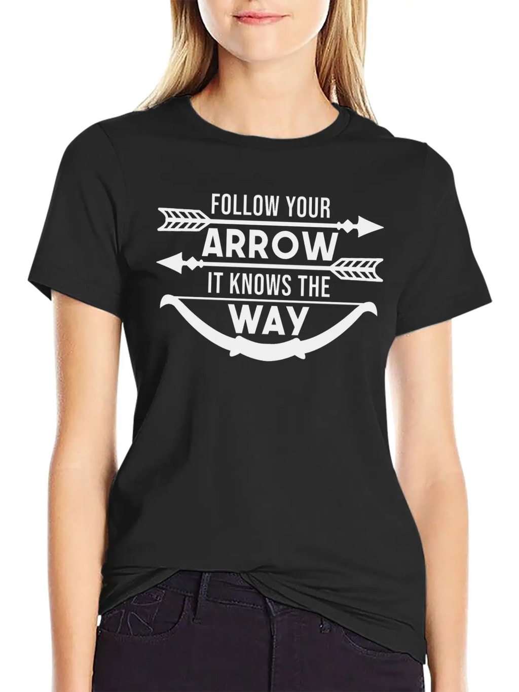 Follow Your Arrow It Knows The Way Breathable Graphic T-Shirt – Perfect For Casual Days