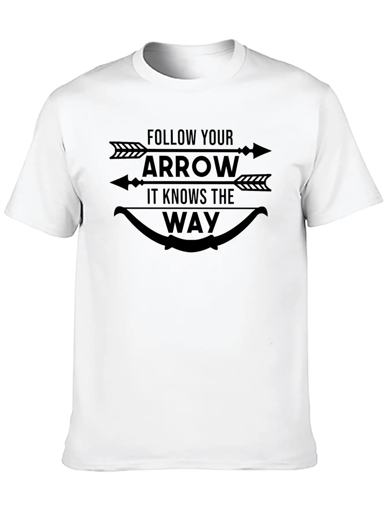 Follow Your Arrow It Knows The Way Breathable Graphic T-Shirt – Perfect For Casual Days