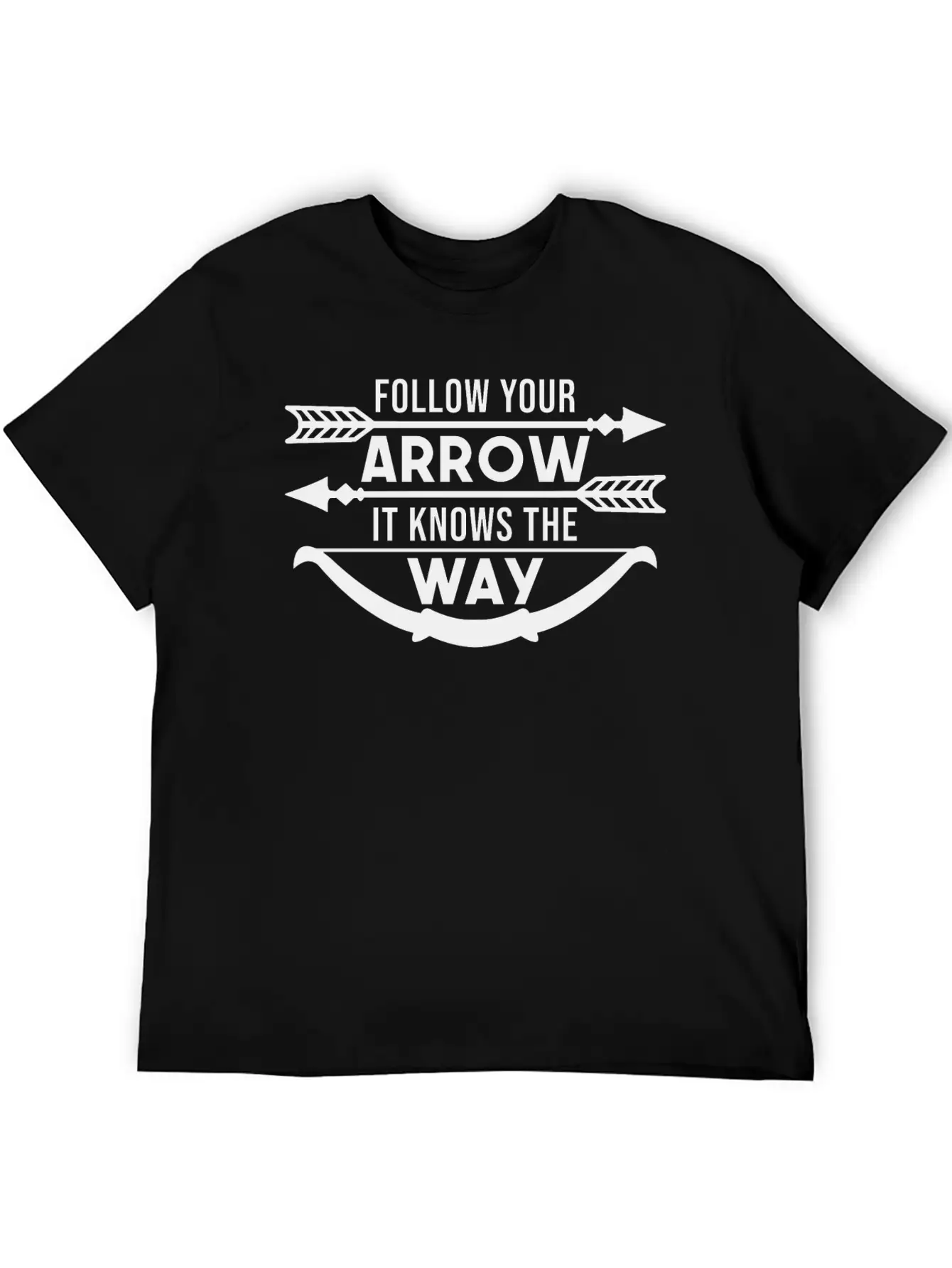 Follow Your Arrow It Knows The Way Breathable Graphic T-Shirt – Perfect For Casual Days
