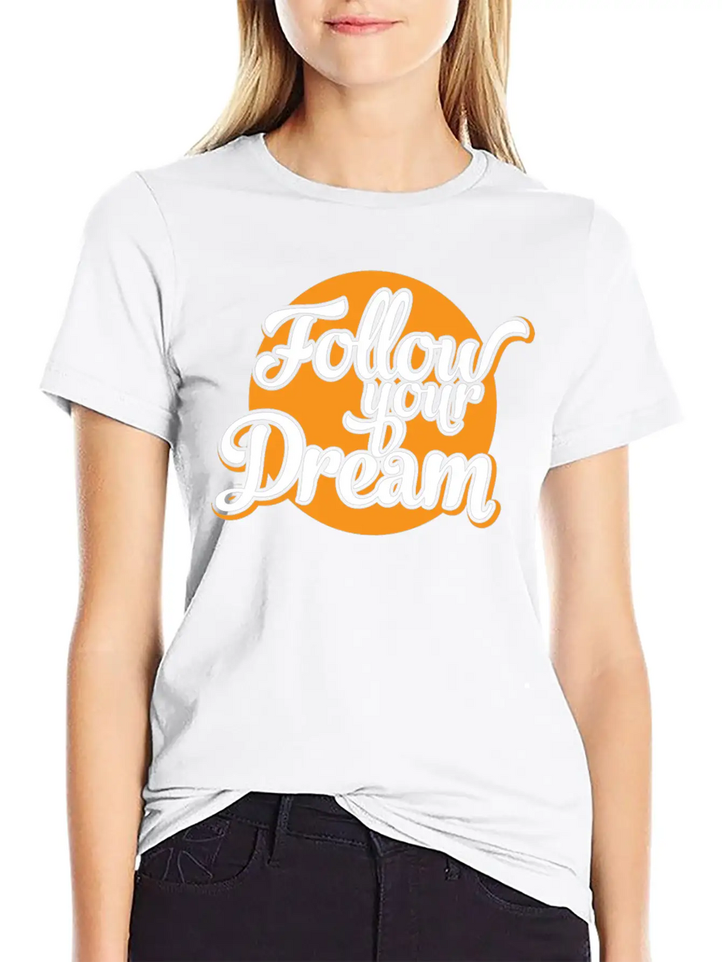 Follow Your Dreams Dream Dreamer Unisex Casual T-Shirt – Clean Design For Daily Comfort