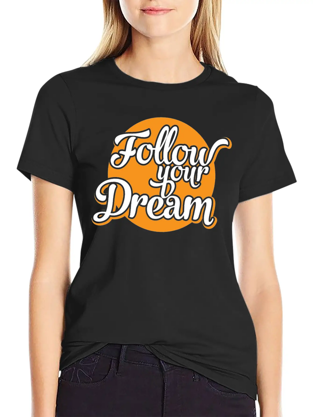 Follow Your Dreams Dream Dreamer Unisex Casual T-Shirt – Clean Design For Daily Comfort
