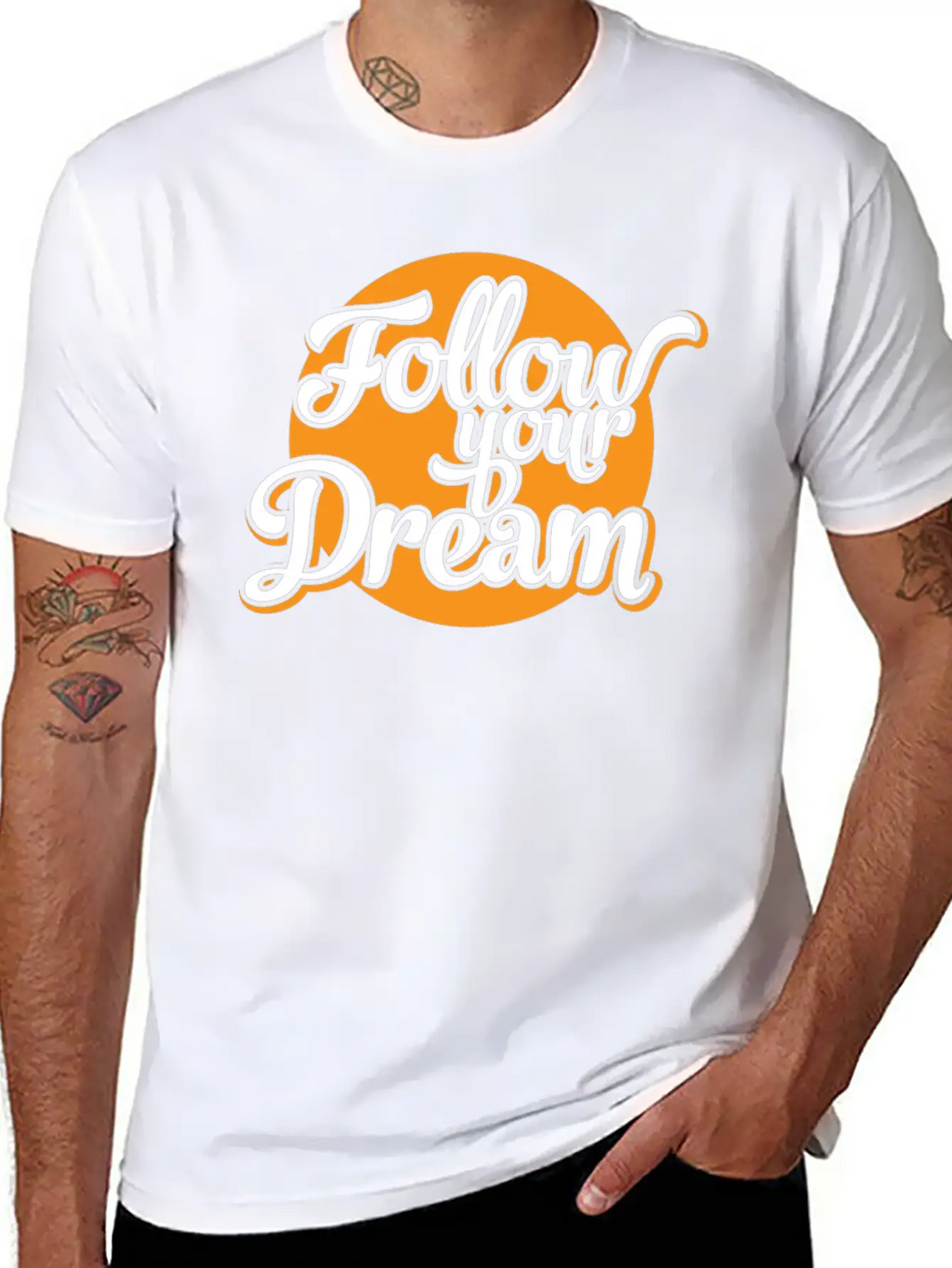 Follow Your Dreams Dream Dreamer Unisex Casual T-Shirt – Clean Design For Daily Comfort