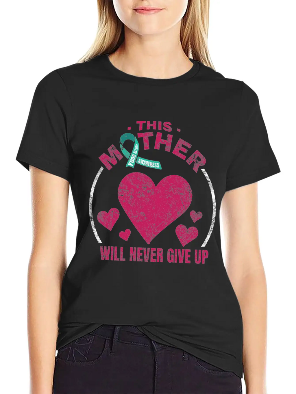 Food Allergy Awareness Design For A Food Allergy Unisex Short Sleeve Soft Cotton T-Shirt – Casual Everyday Wear