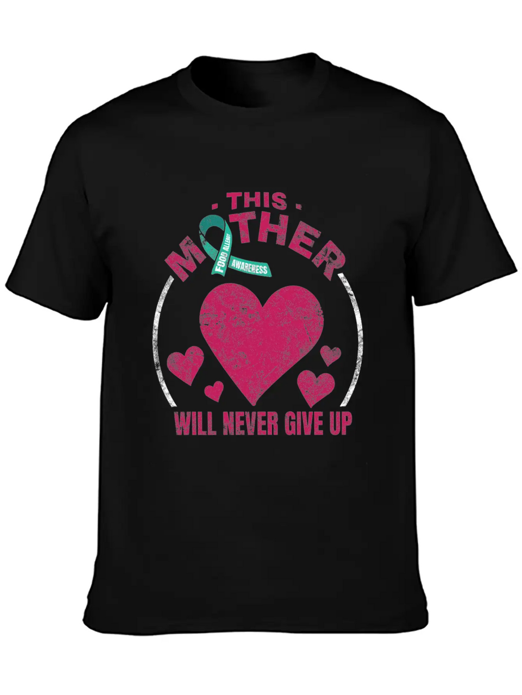 Food Allergy Awareness Design For A Food Allergy Unisex Short Sleeve Soft Cotton T-Shirt – Casual Everyday Wear