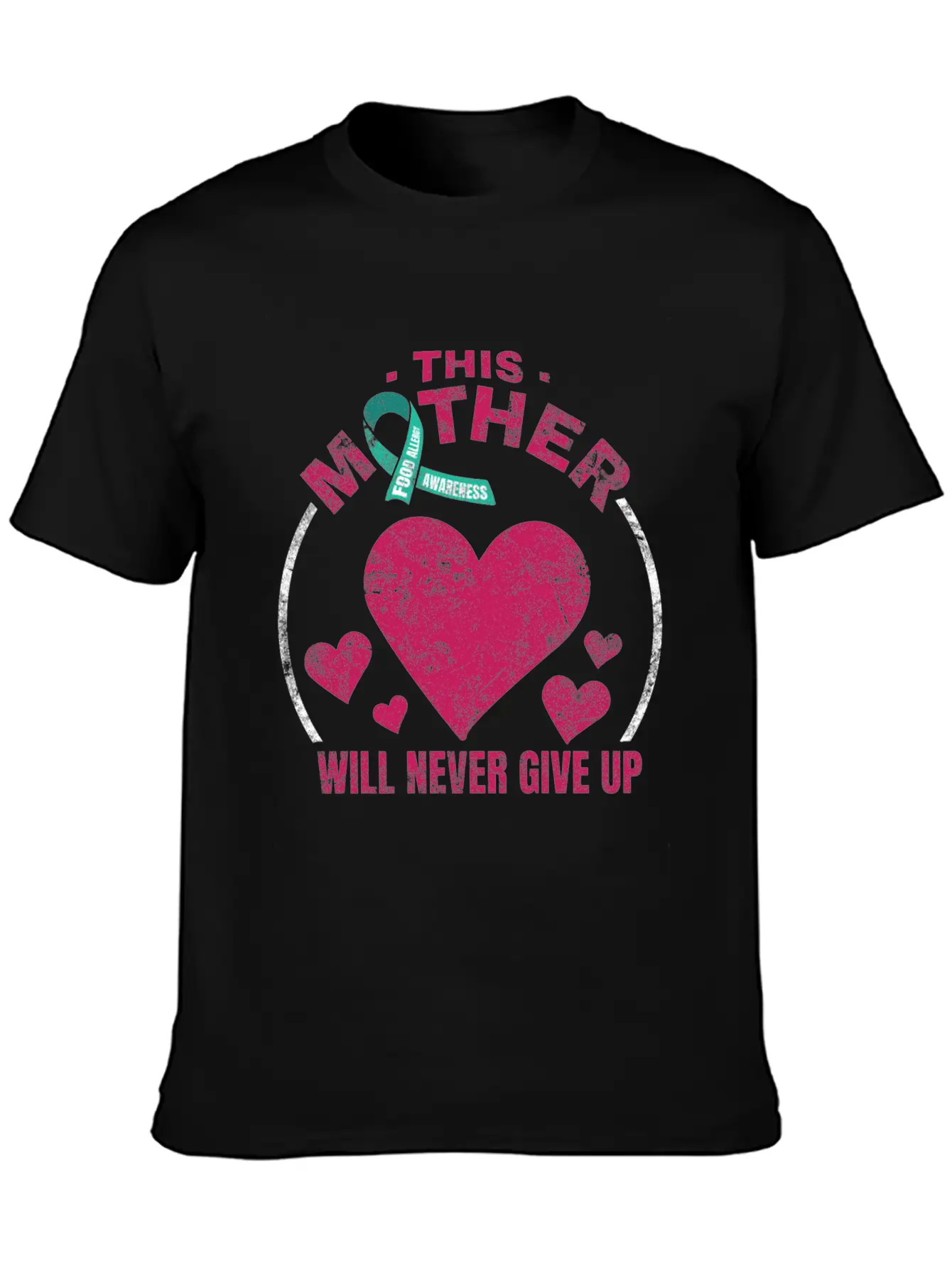 Food Allergy Awareness Design For A Food Allergy Unisex Short Sleeve Soft Cotton T-Shirt – Casual Everyday Wear