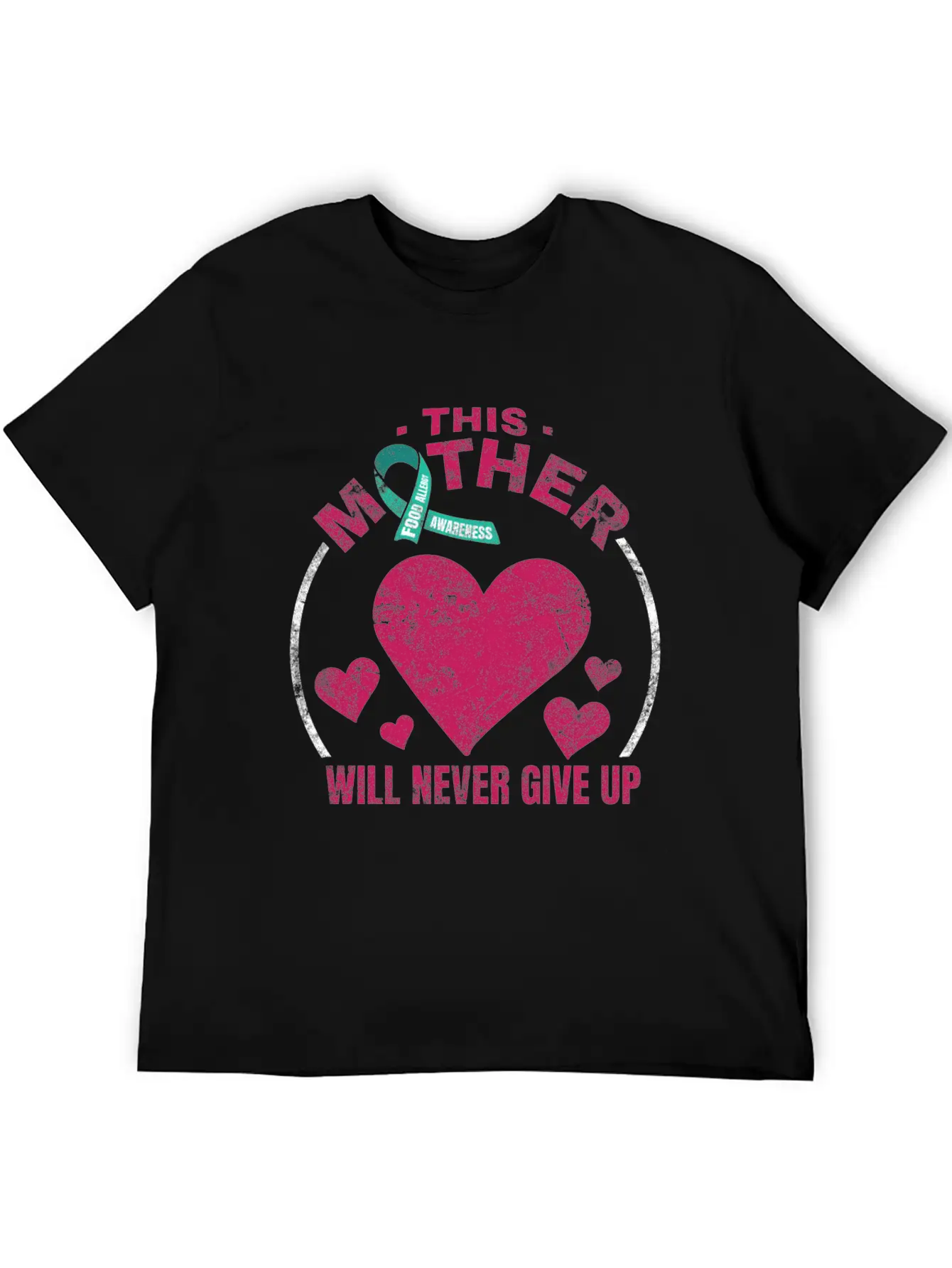Food Allergy Awareness Design For A Food Allergy Unisex Short Sleeve Soft Cotton T-Shirt – Casual Everyday Wear