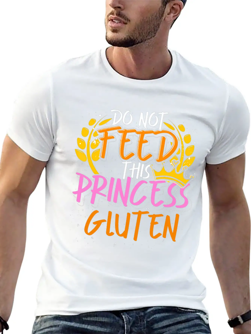 Food Allergy Gluten Intolerant Princess Funny Essential Cotton Tee For Daily Outfits – Unisex Style