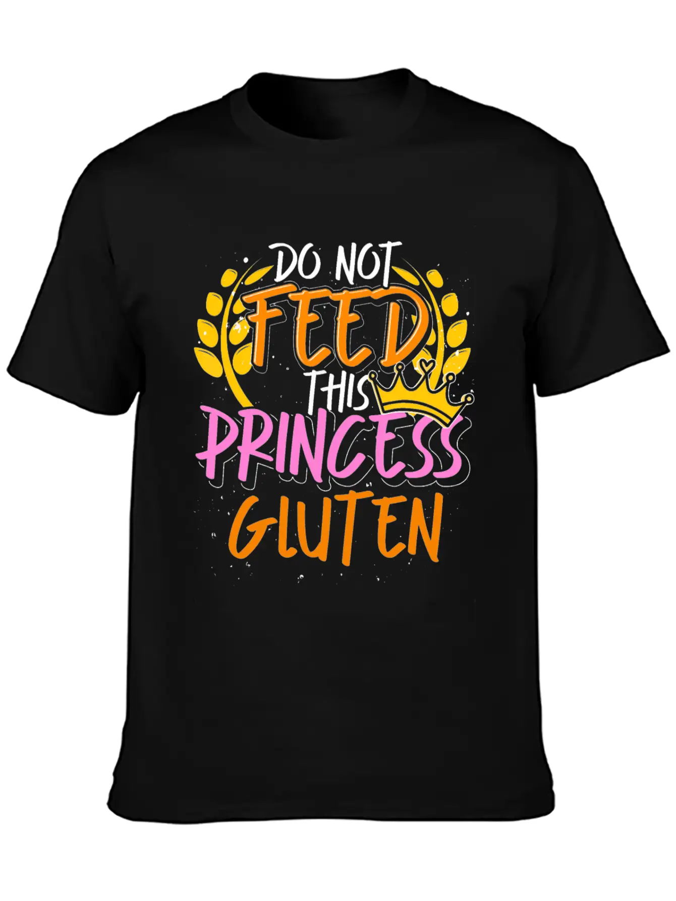 Food Allergy Gluten Intolerant Princess Funny Essential Cotton Tee For Daily Outfits – Unisex Style