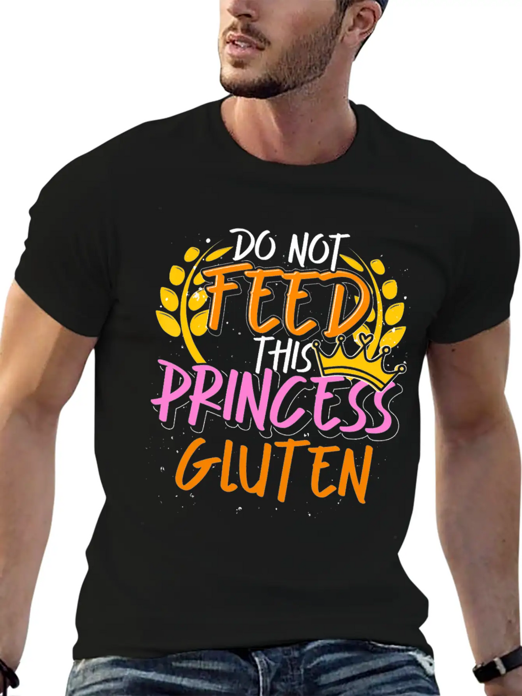 Food Allergy Gluten Intolerant Princess Funny Essential Cotton Tee For Daily Outfits – Unisex Style