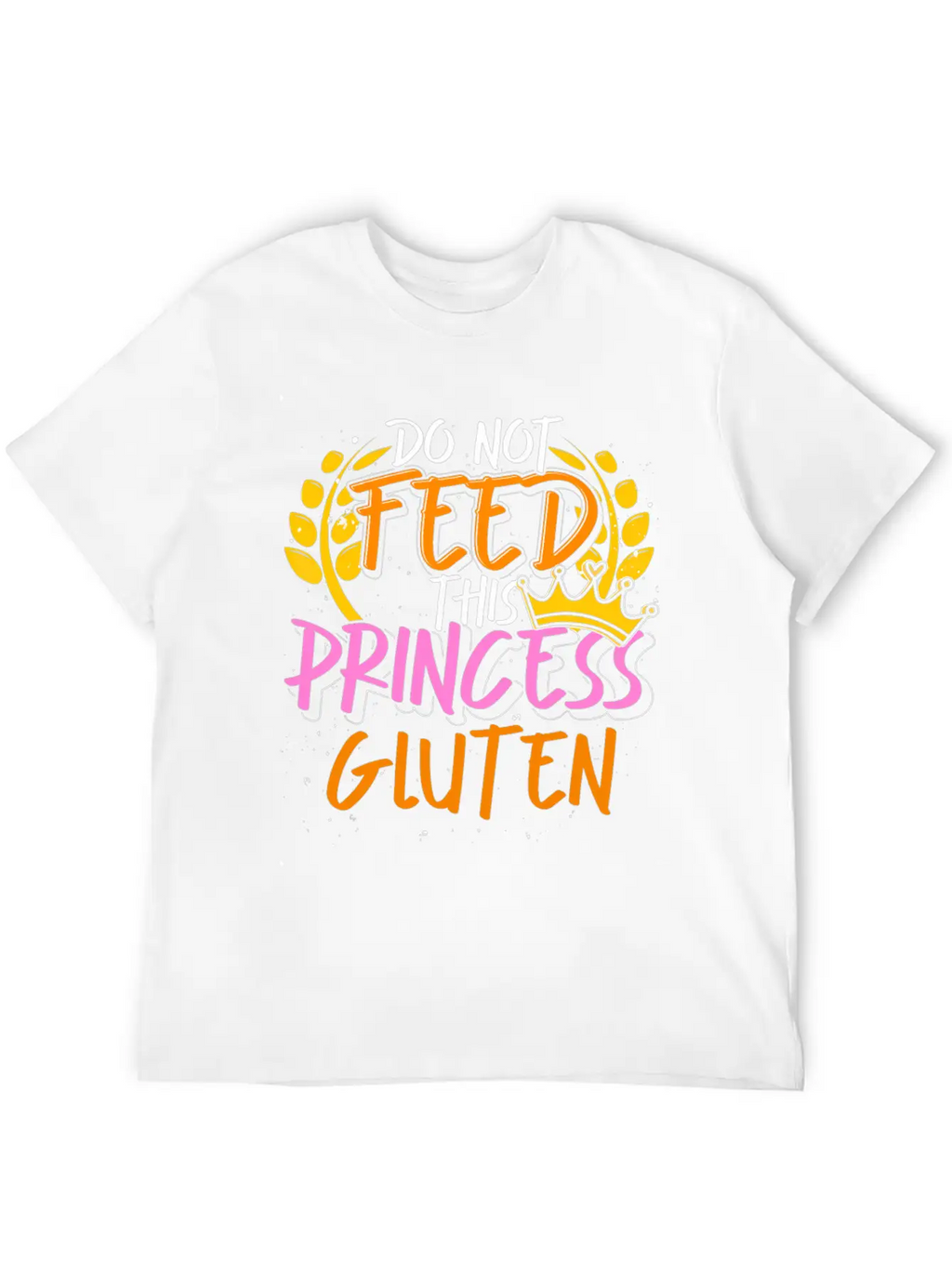 Food Allergy Gluten Intolerant Princess Funny Essential Cotton Tee For Daily Outfits – Unisex Style
