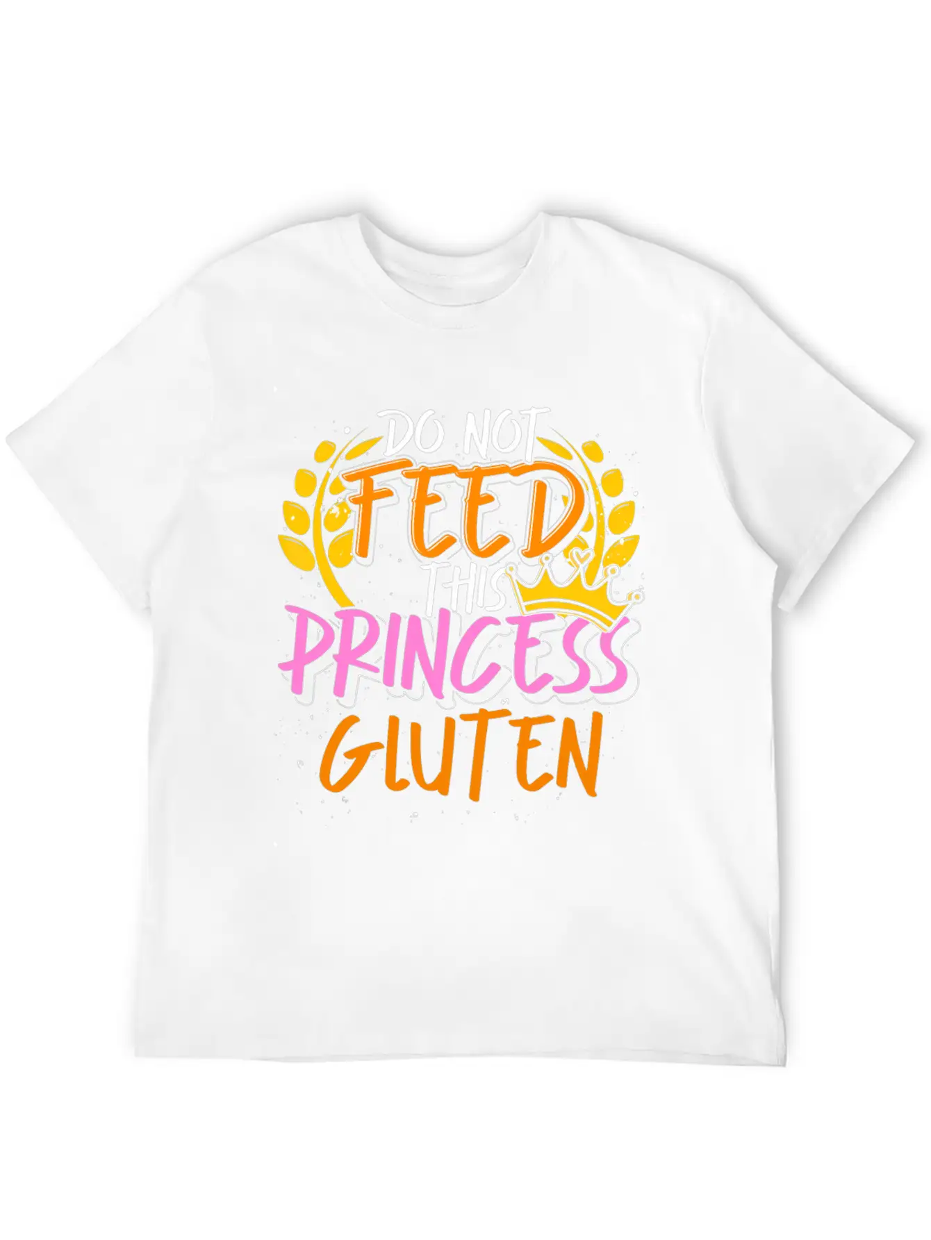 Food Allergy Gluten Intolerant Princess Funny Essential Cotton Tee For Daily Outfits – Unisex Style