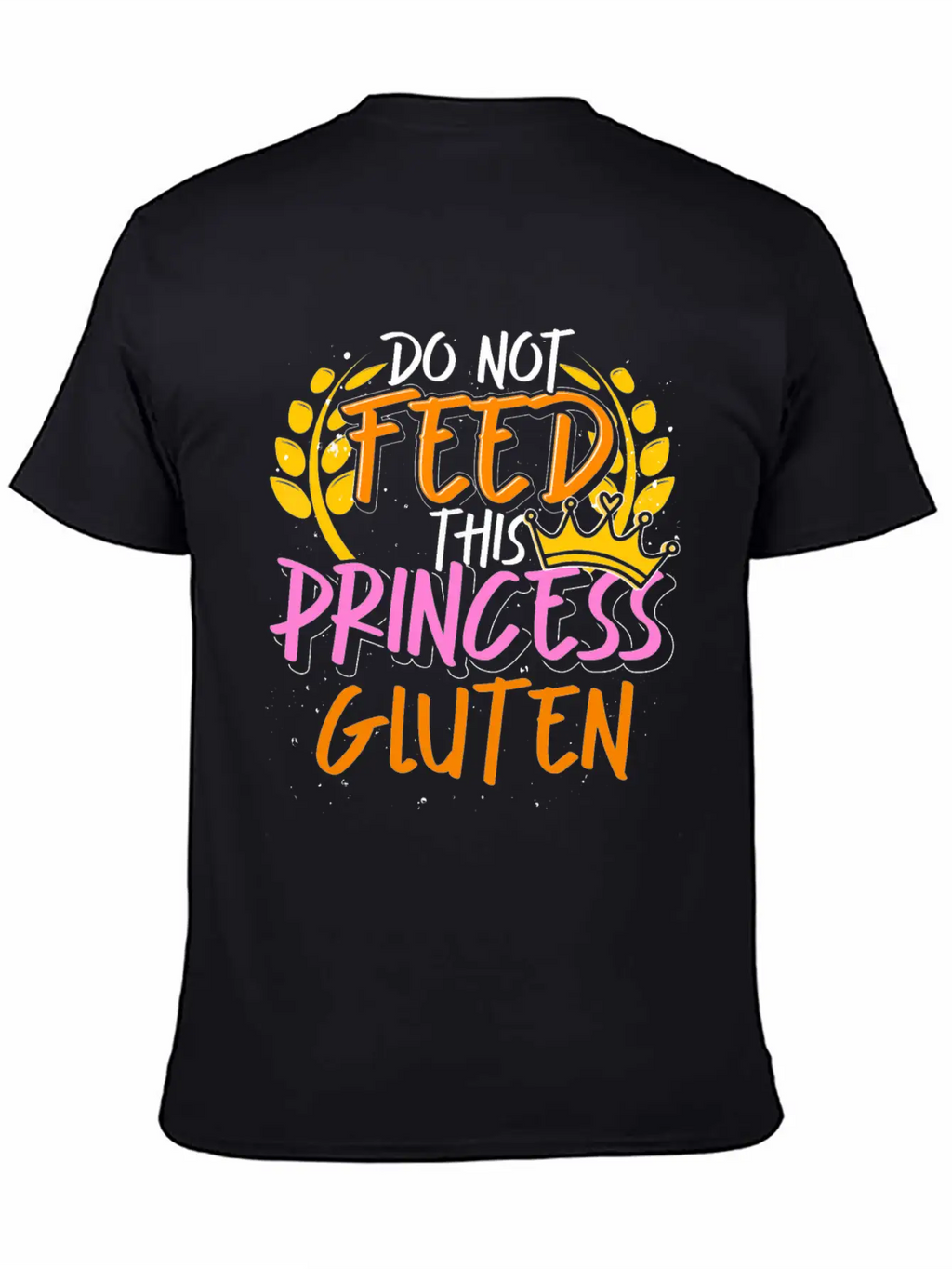 Food Allergy Gluten Intolerant Princess Funny Essential Cotton Tee For Daily Outfits – Unisex Style