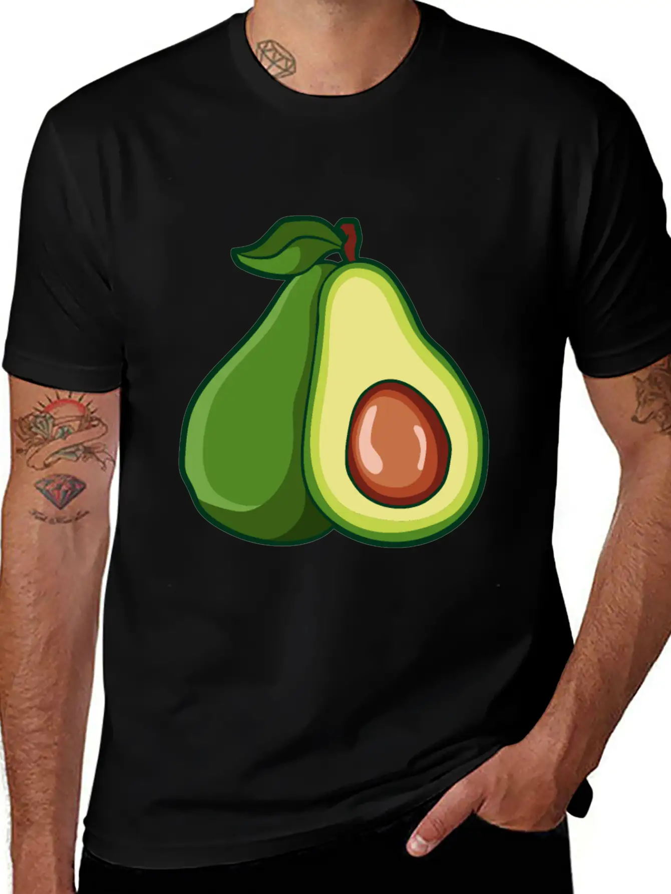Food Unripe Avos Unisex Casual T-Shirt – Clean Design For Daily Comfort