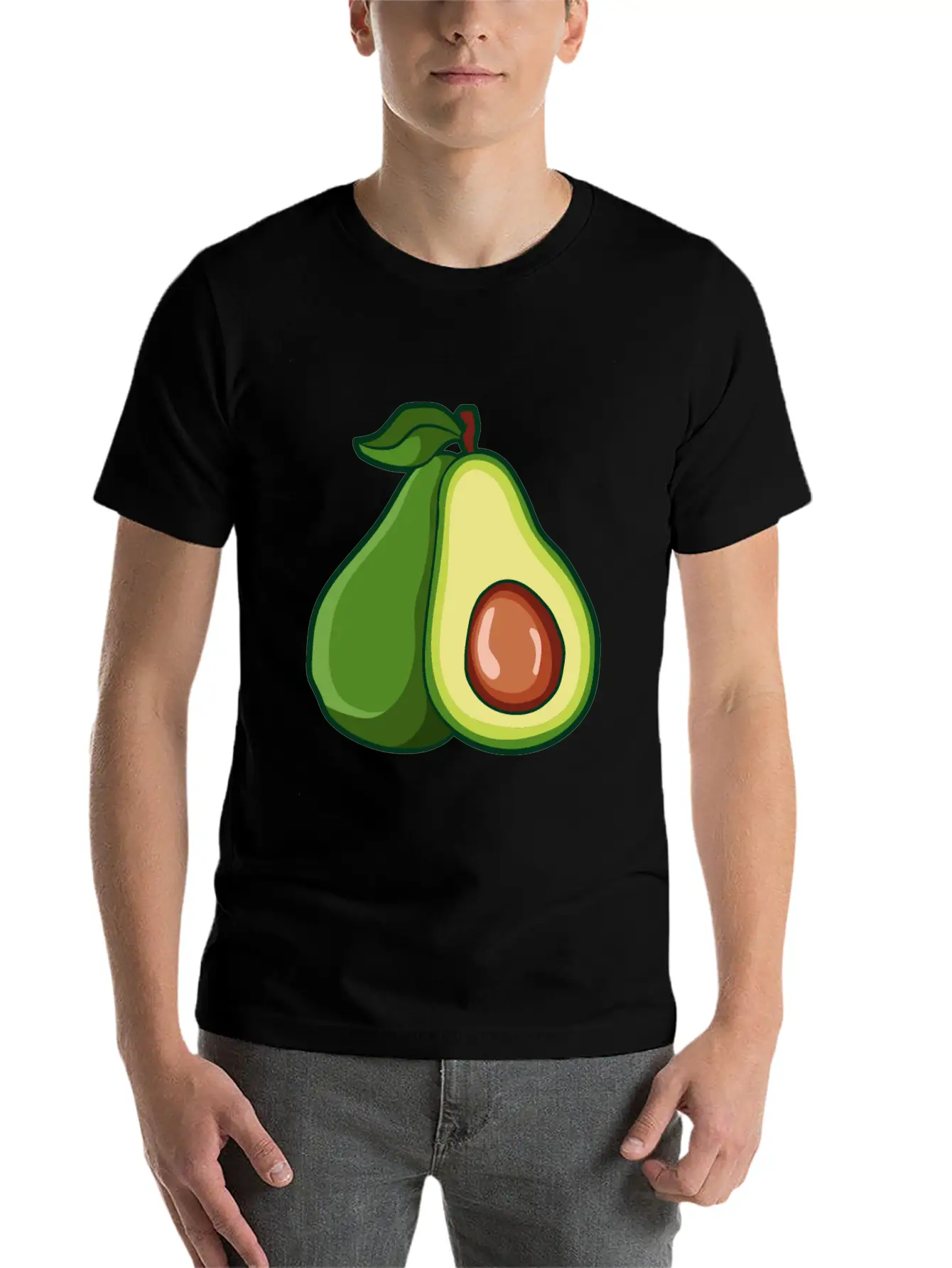 Food Unripe Avos Unisex Casual T-Shirt – Clean Design For Daily Comfort