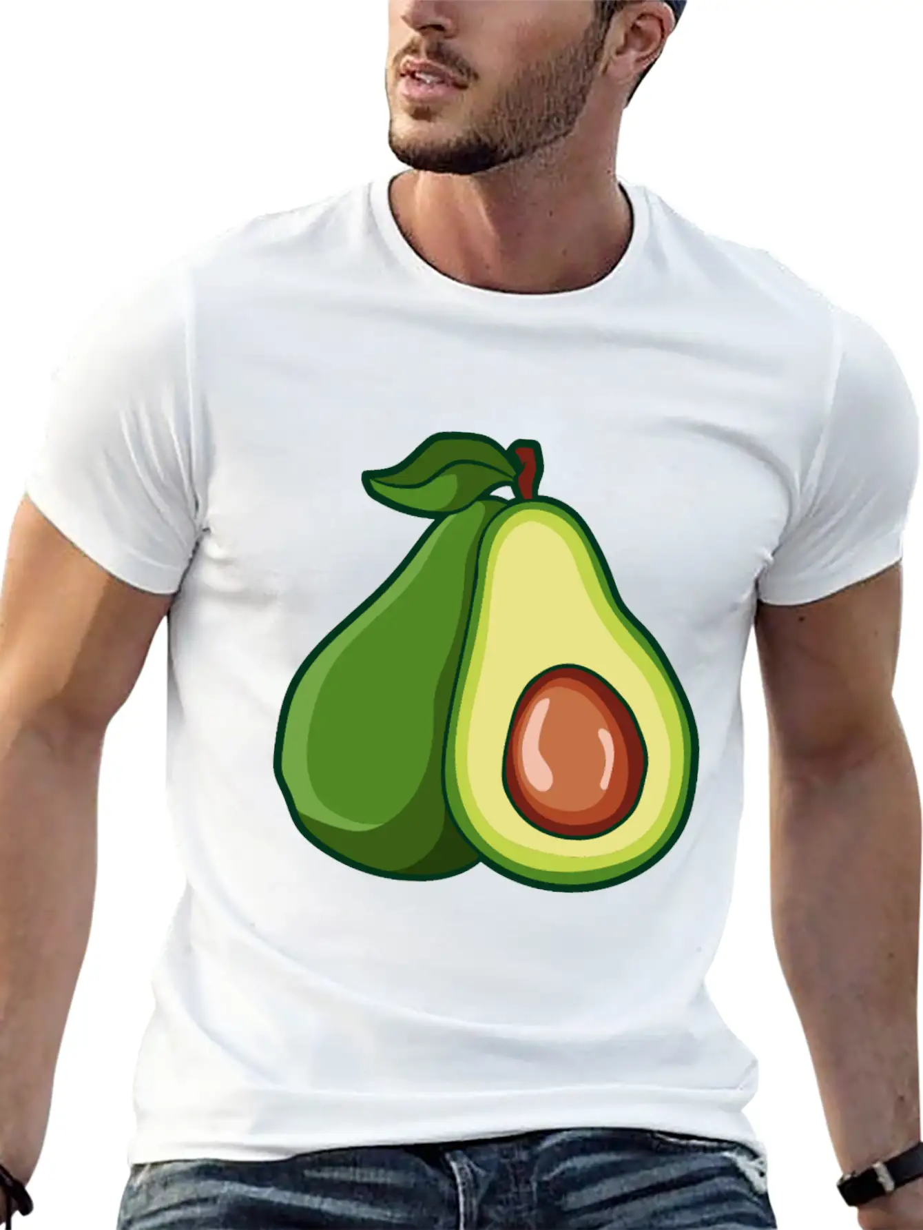 Food Unripe Avos Unisex Casual T-Shirt – Clean Design For Daily Comfort