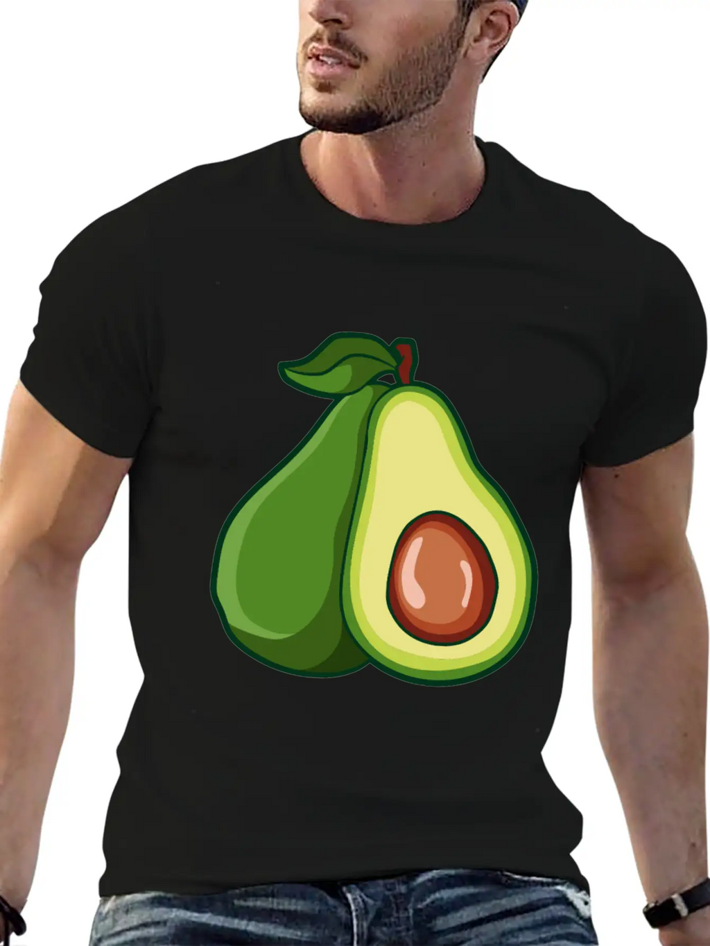 Food Unripe Avos Unisex Casual T-Shirt – Clean Design For Daily Comfort
