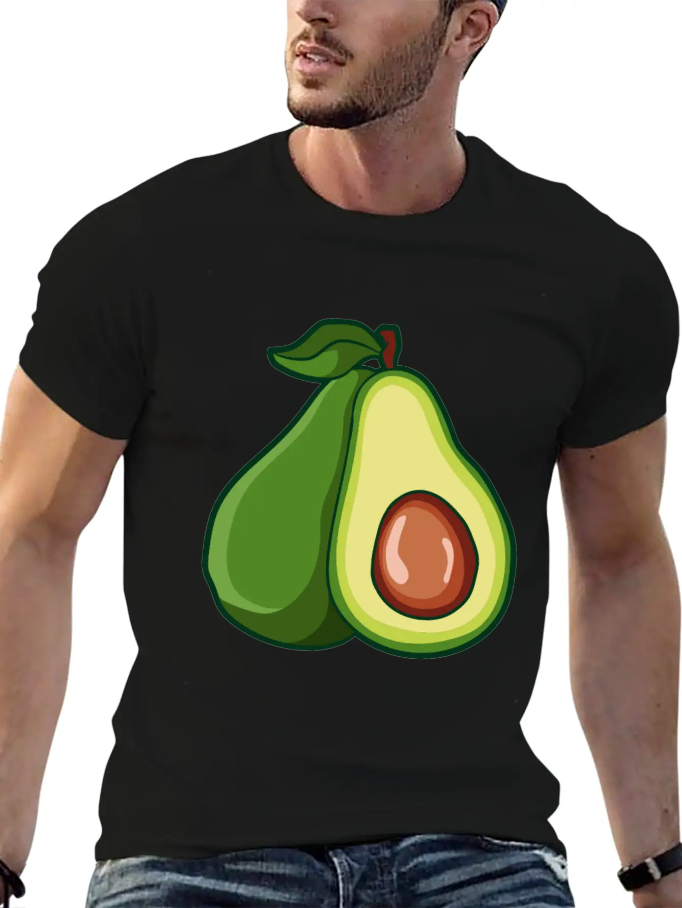 Food Unripe Avos Unisex Casual T-Shirt – Clean Design For Daily Comfort