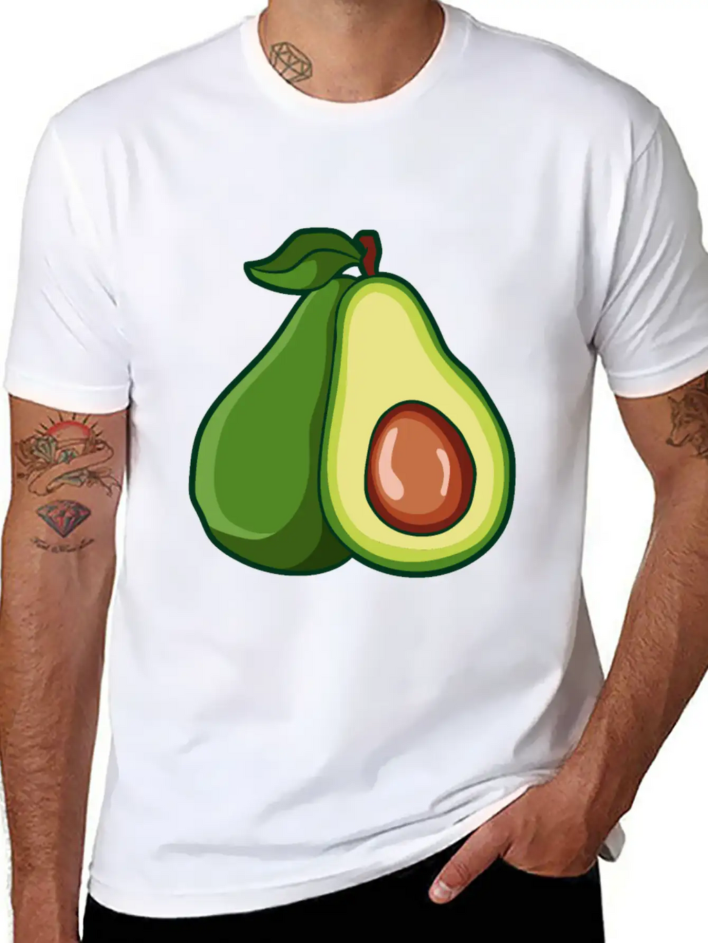 Food Unripe Avos Unisex Casual T-Shirt – Clean Design For Daily Comfort