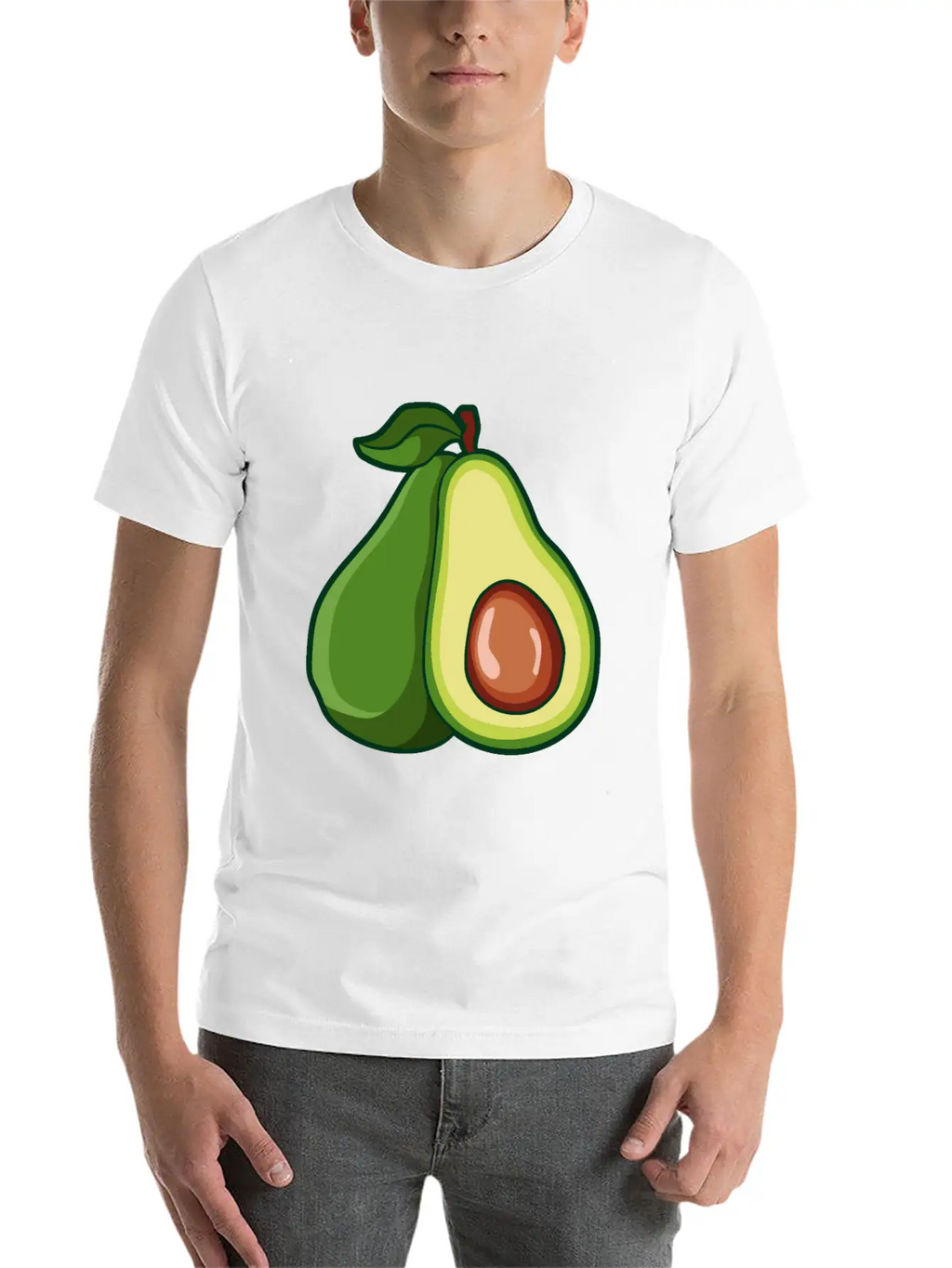 Food Unripe Avos Unisex Casual T-Shirt – Clean Design For Daily Comfort