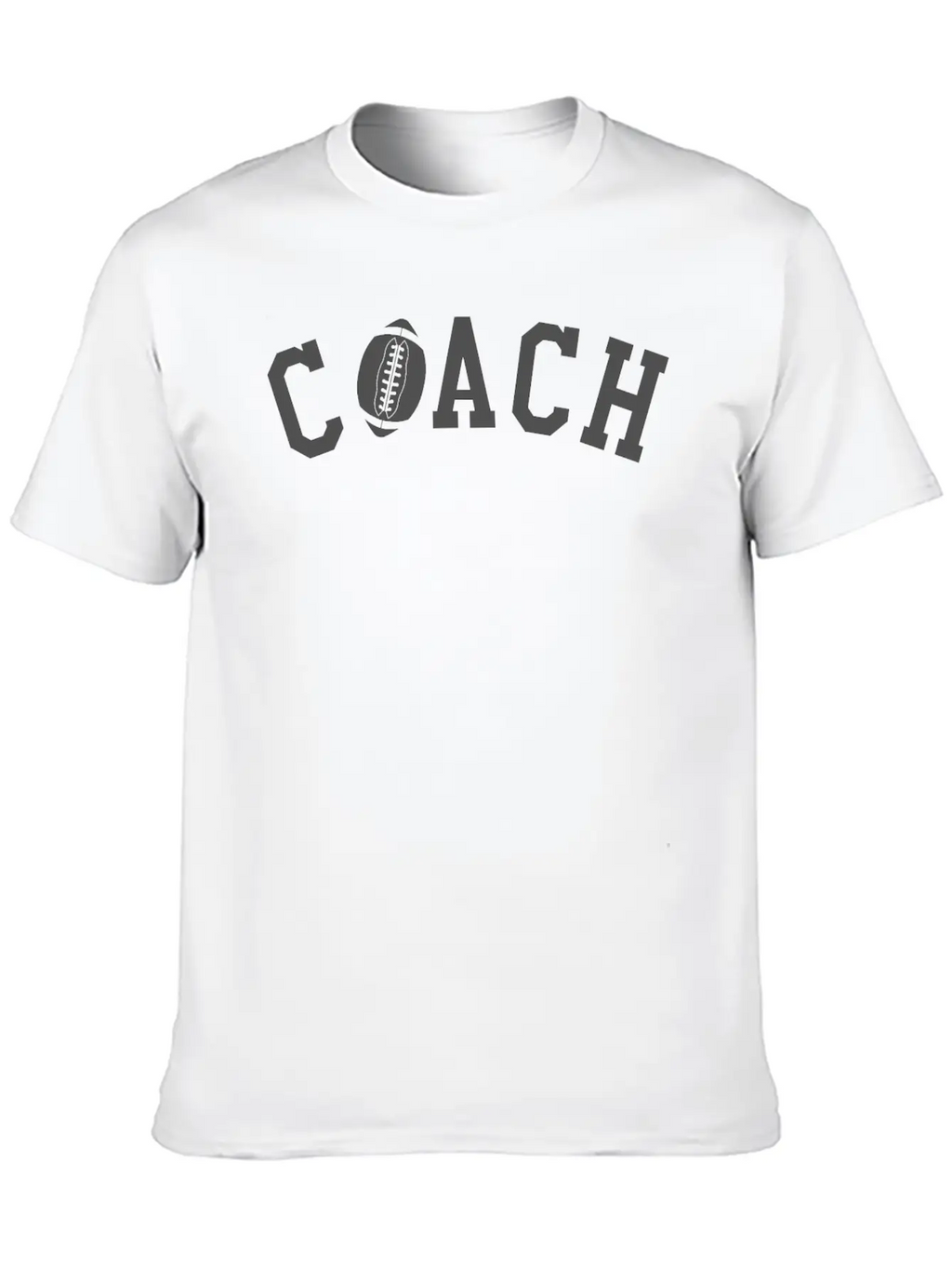 Football Coach Breathable Soft Cotton T-Shirt – Timeless Casual Look