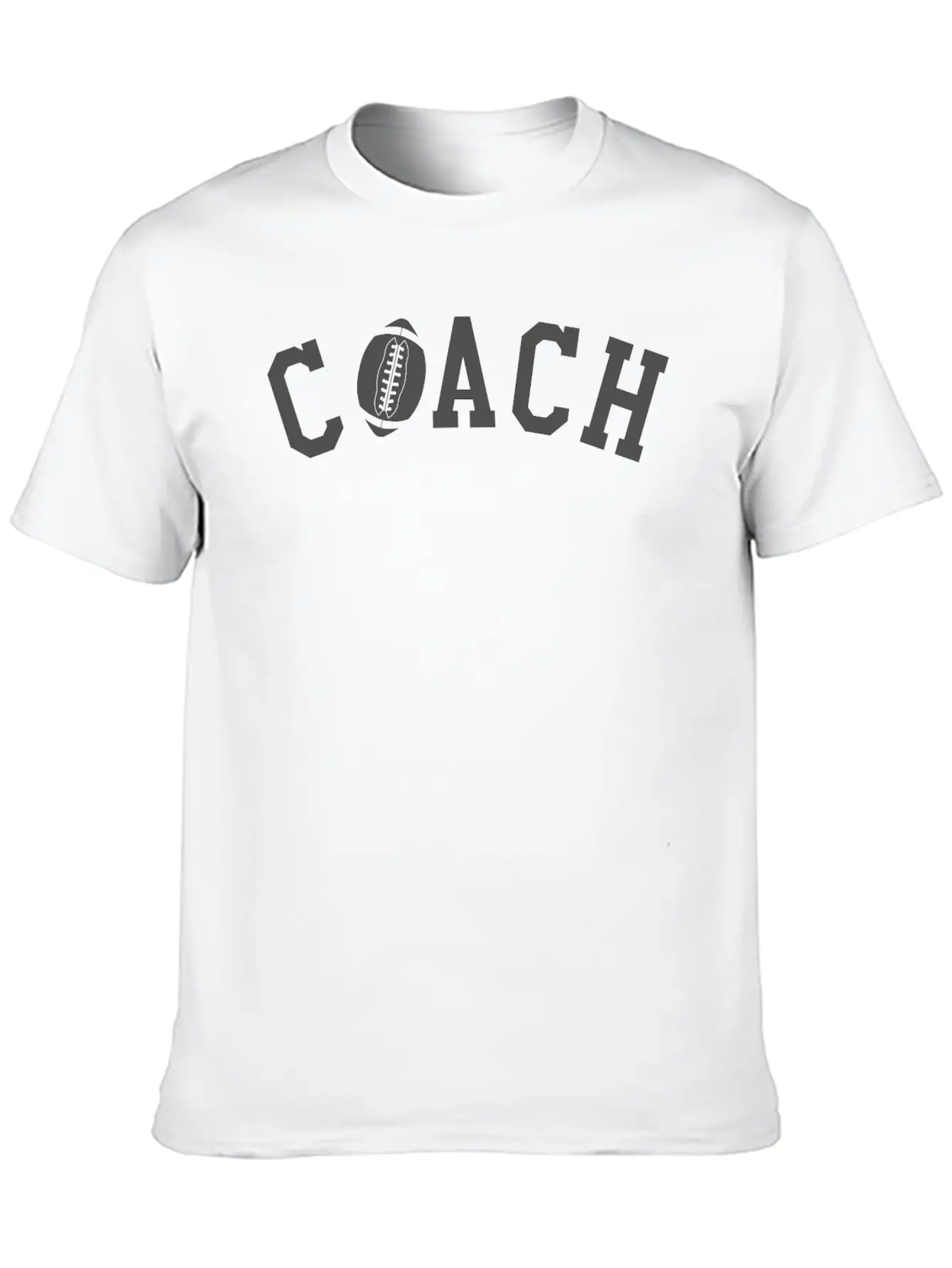 Football Coach Breathable Soft Cotton T-Shirt – Timeless Casual Look