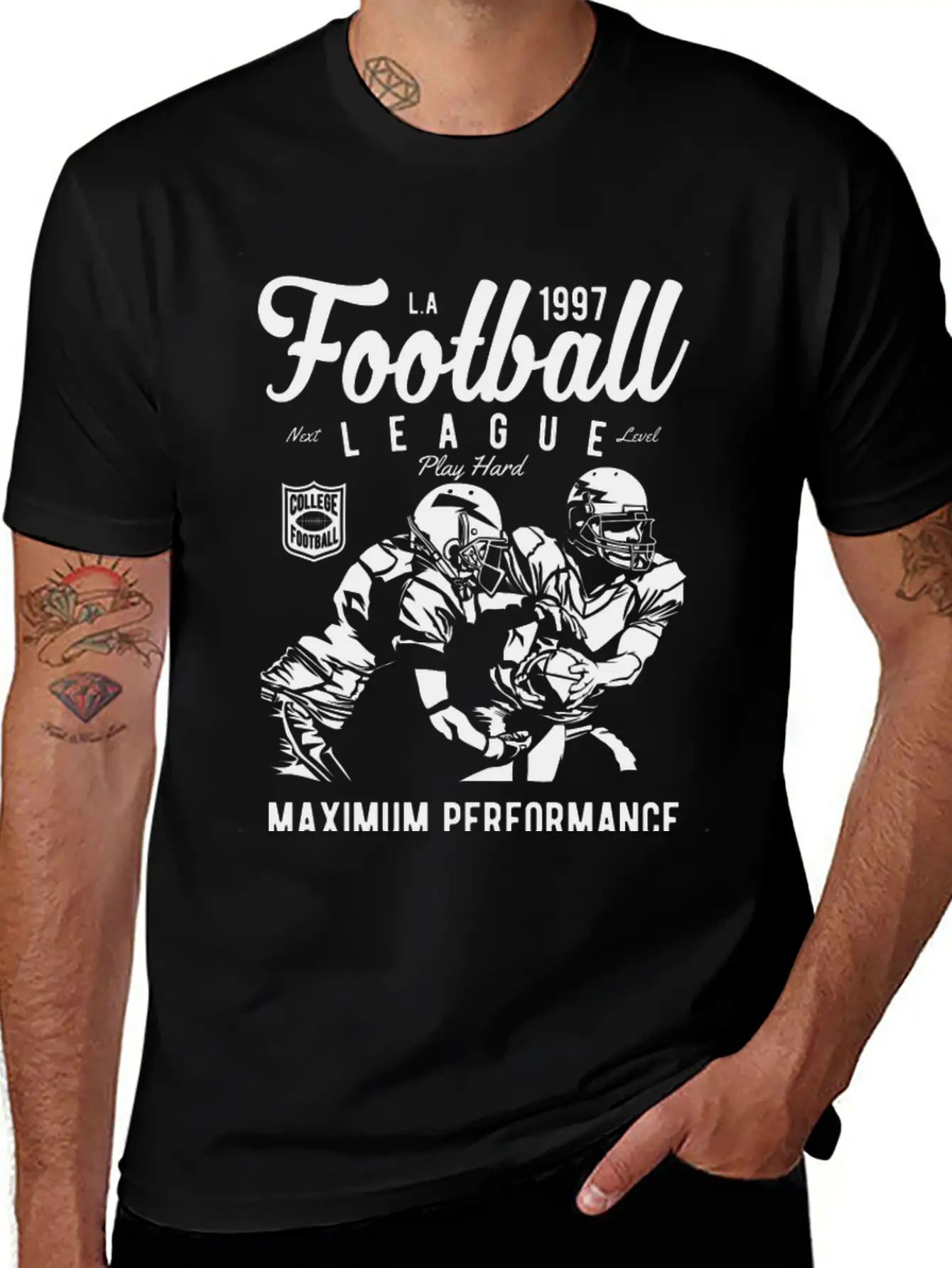 FOOTBALL LEAGUE Unisex Casual T-Shirt – Clean Design For Daily Comfort