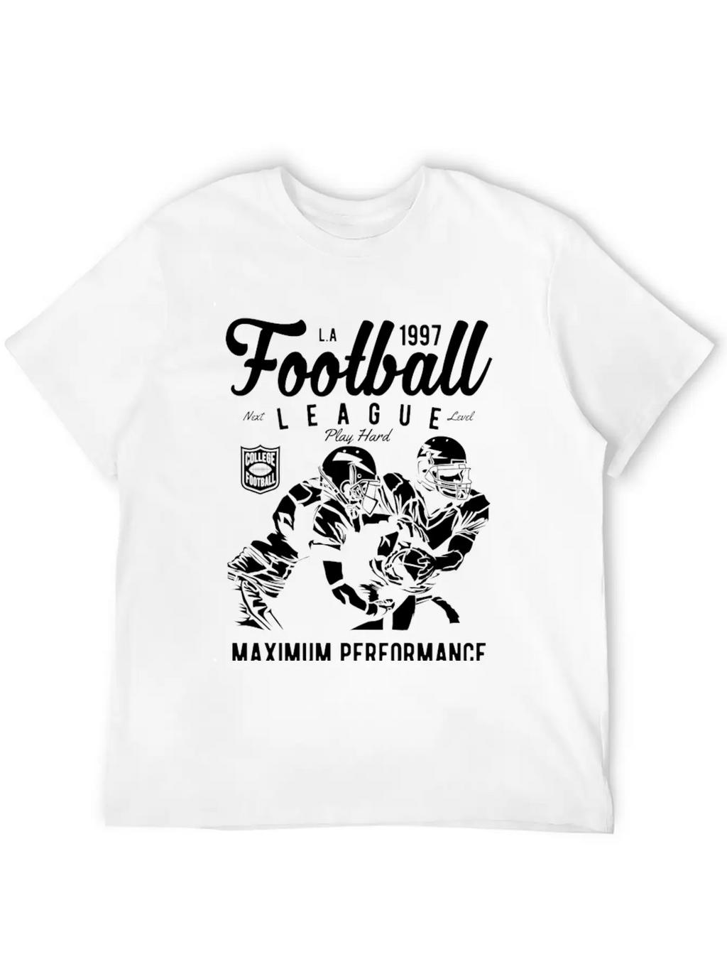 FOOTBALL LEAGUE Unisex Casual T-Shirt – Clean Design For Daily Comfort