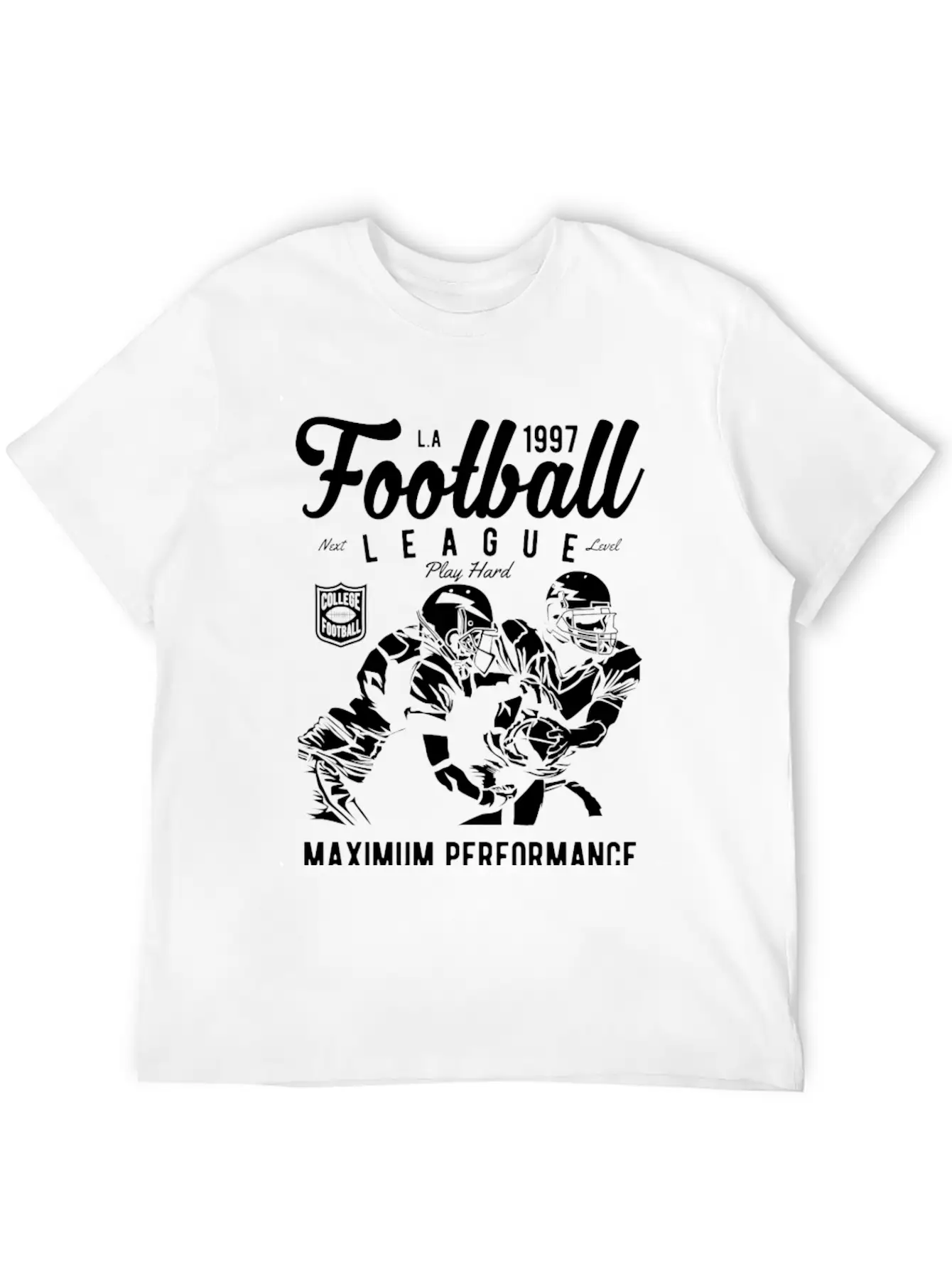 FOOTBALL LEAGUE Unisex Casual T-Shirt – Clean Design For Daily Comfort