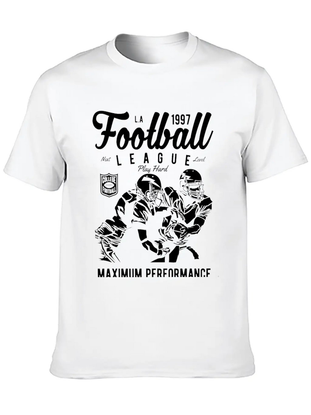 FOOTBALL LEAGUE Unisex Casual T-Shirt – Clean Design For Daily Comfort