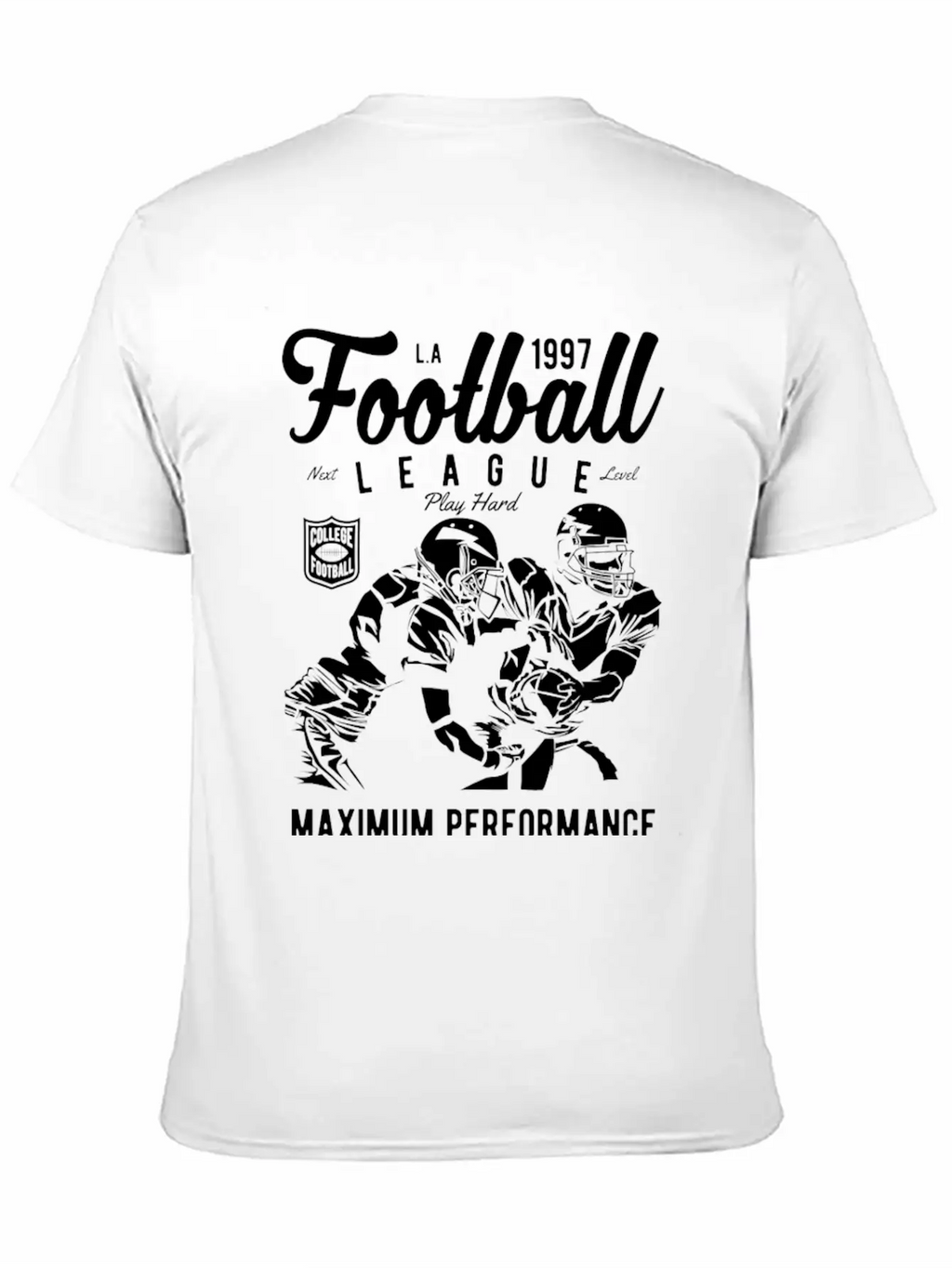 FOOTBALL LEAGUE Unisex Casual T-Shirt – Clean Design For Daily Comfort