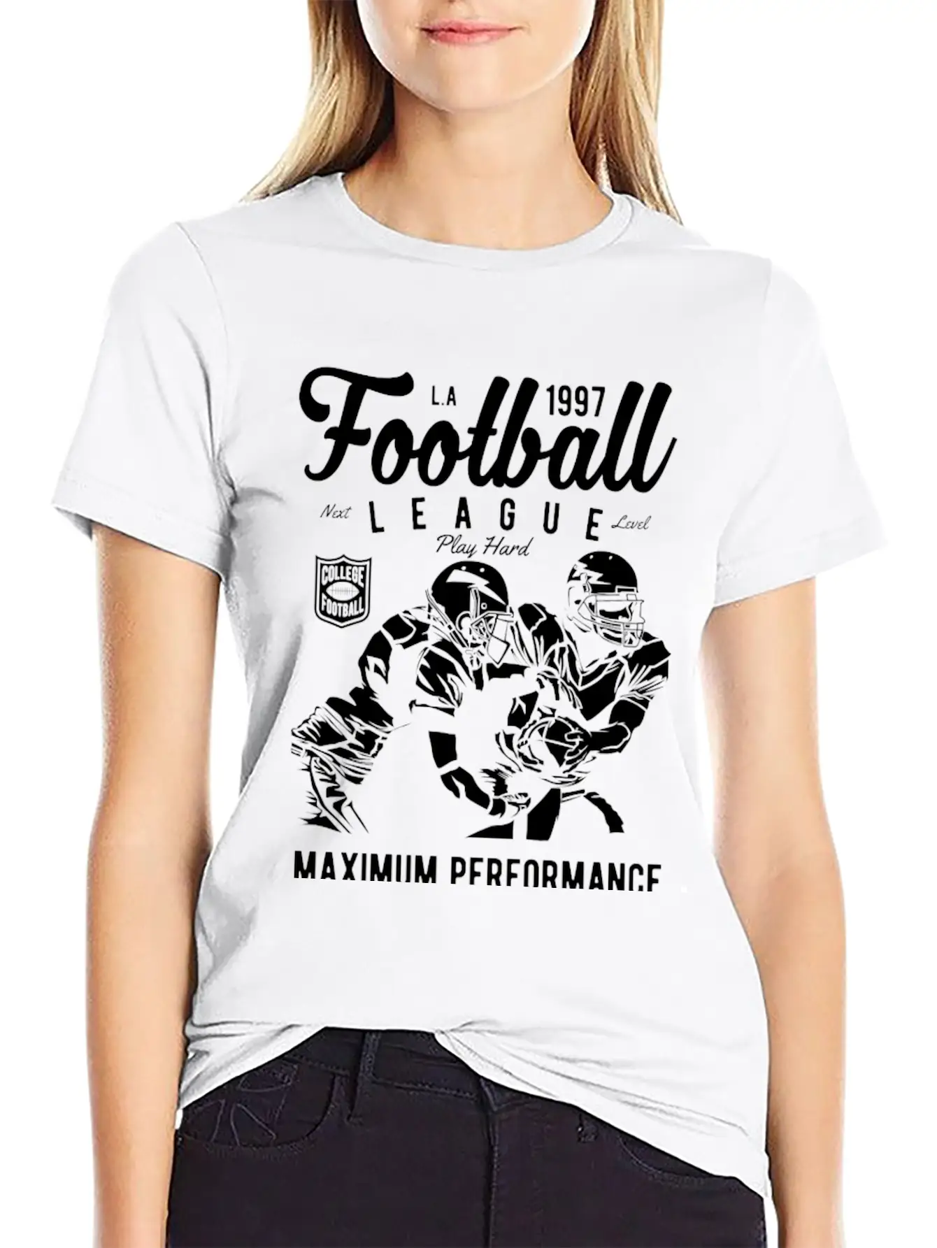 FOOTBALL LEAGUE Unisex Casual T-Shirt – Clean Design For Daily Comfort