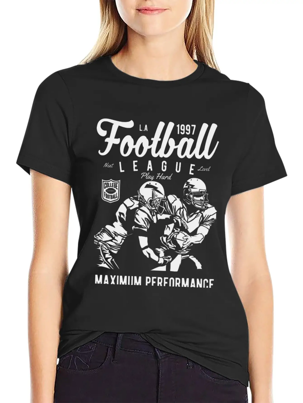 FOOTBALL LEAGUE Unisex Casual T-Shirt – Clean Design For Daily Comfort
