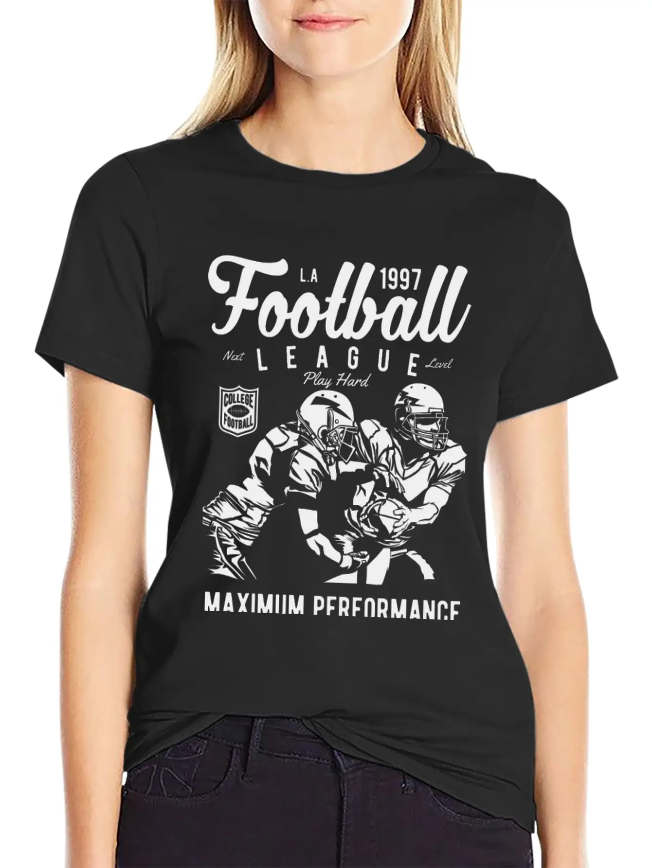 FOOTBALL LEAGUE Unisex Casual T-Shirt – Clean Design For Daily Comfort