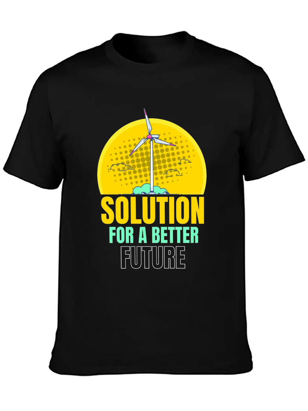 For A Better Future Wind Power Wind Essential Cotton Tee For Daily Outfits – Unisex Style