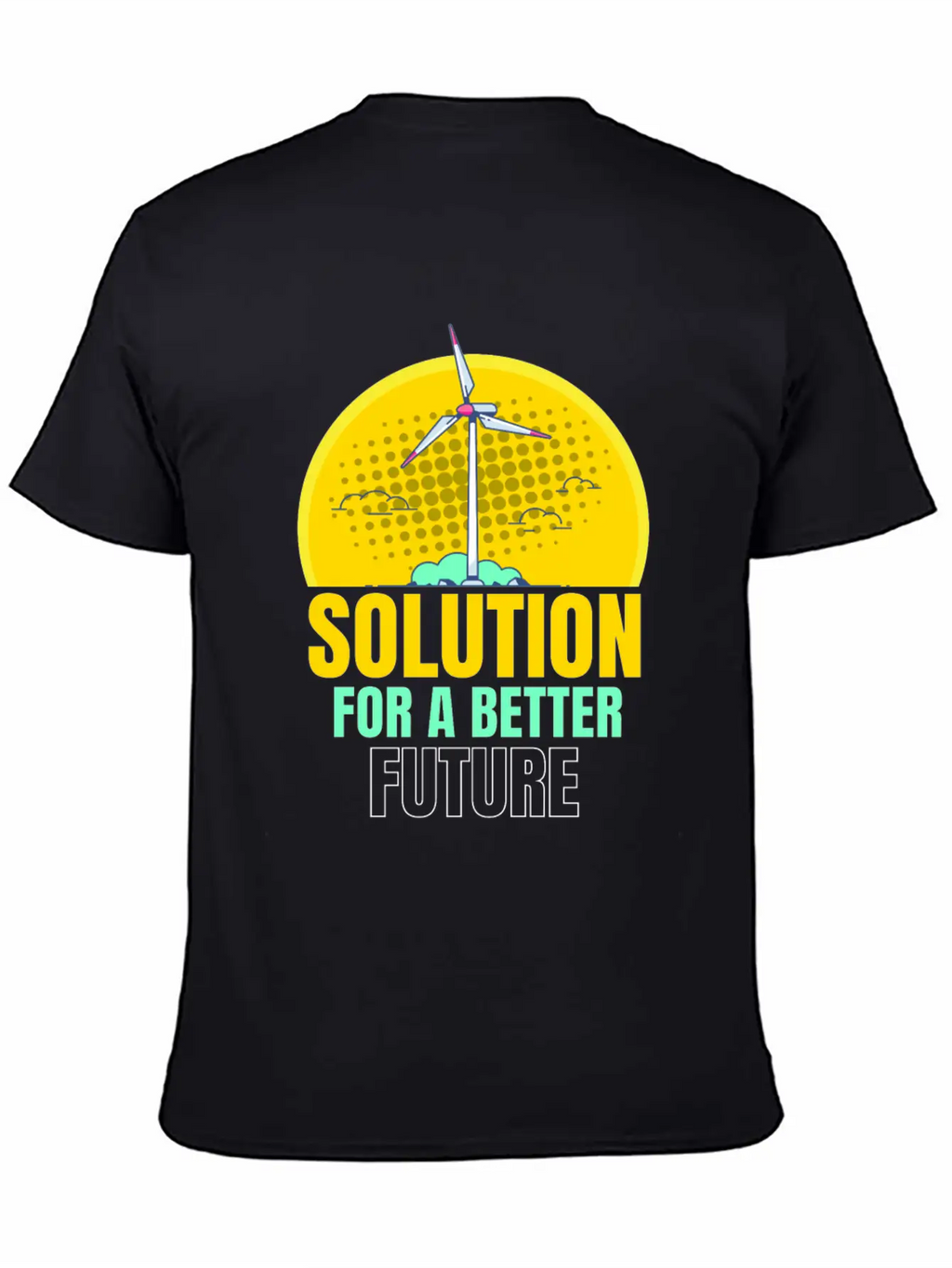 For A Better Future Wind Power Wind Essential Cotton Tee For Daily Outfits – Unisex Style